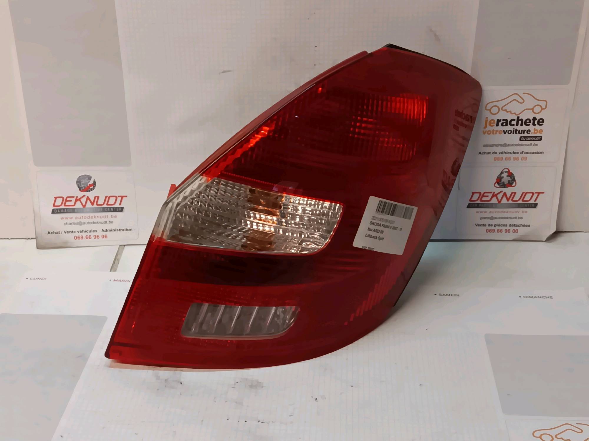 Lichtblok rechts achter Skoda FABIA II 2007 - 10