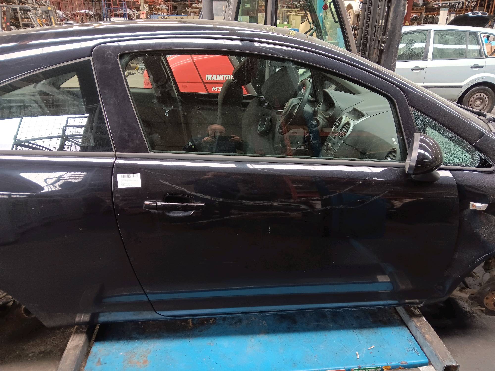 Deur rechts voor Opel CORSA D 2006 - 10
