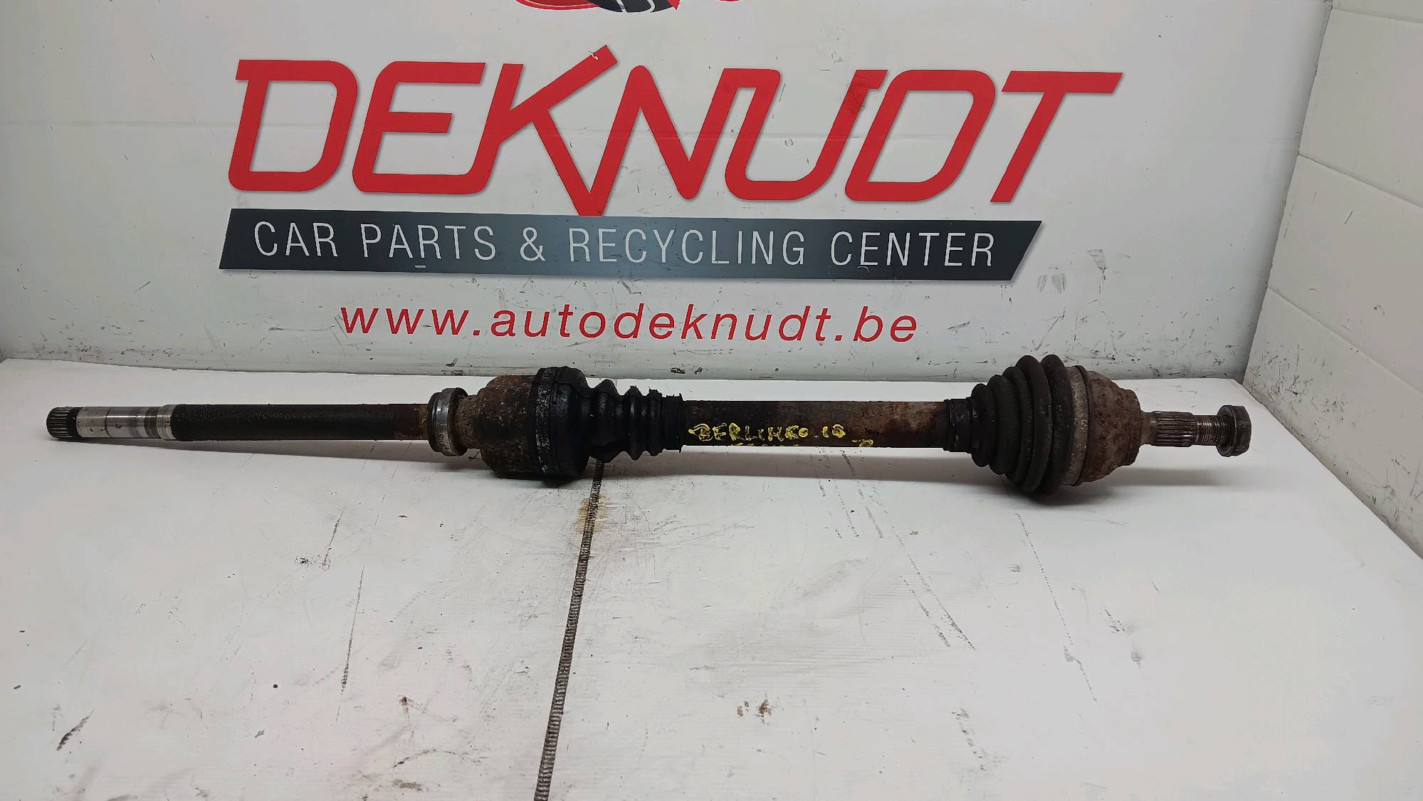 Kardan rechts voor Citroen BERLINGO II 2008 - 18