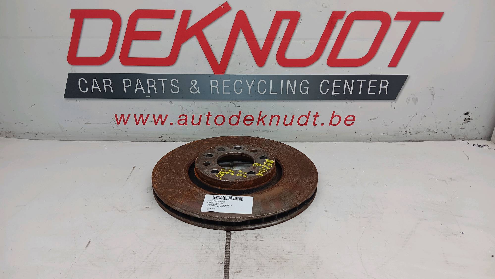 Remschijf rechts voor Opel Meriva