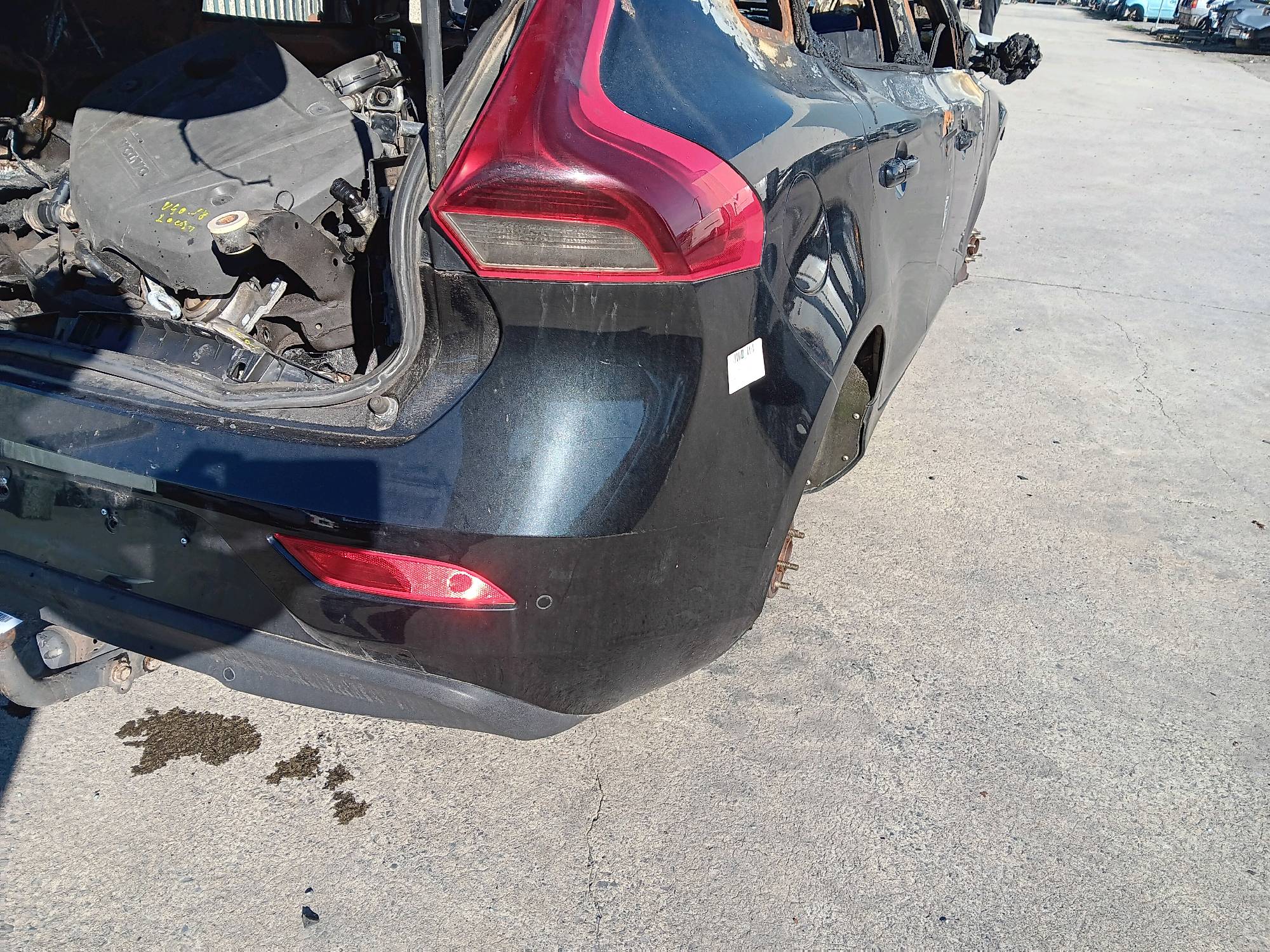 Bumper achter met sensor Volvo V 40 II 2012 - 19