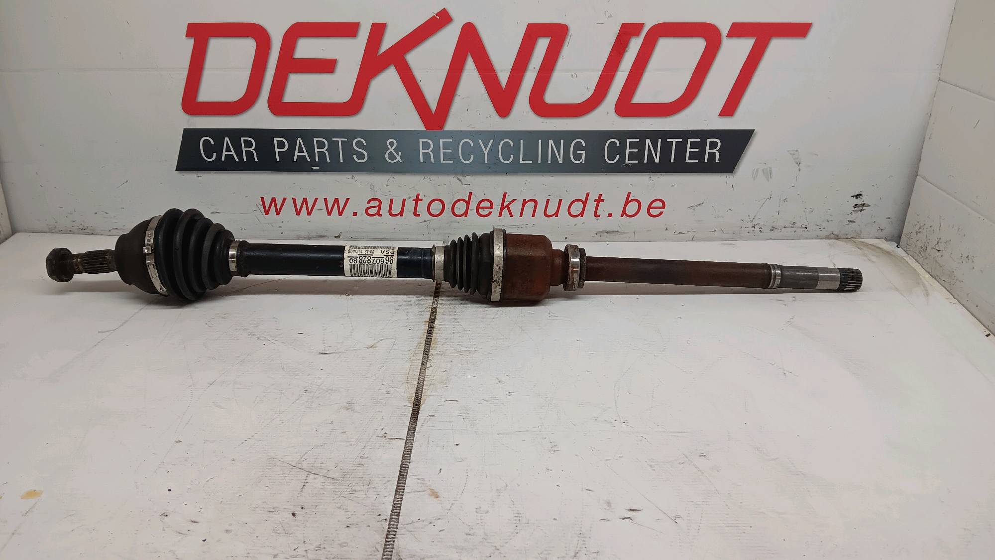 Kardan rechts voor Citroen BERLINGO II 2008 - 18