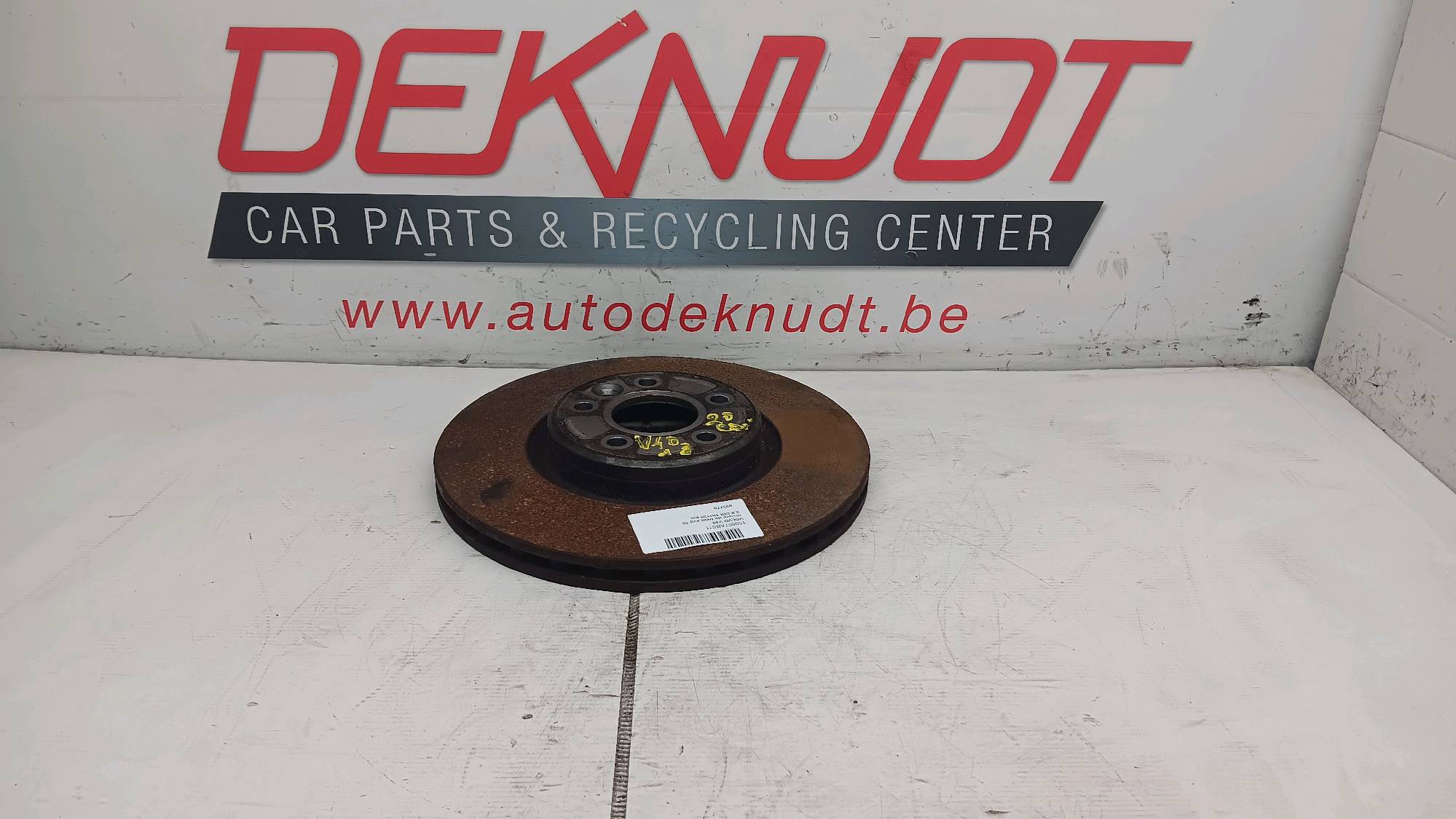 Remschijf links voor Volvo V 40 II 2012 - 19