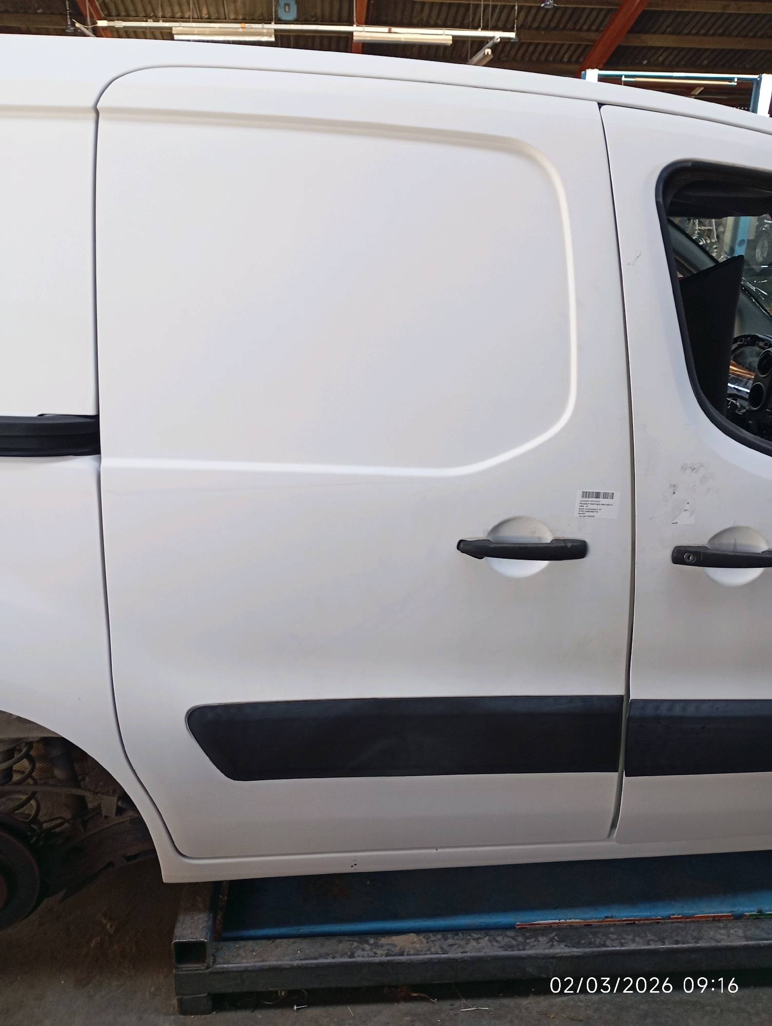 Schuivdeur rechts Peugeot PARTNER II 2008 - 18