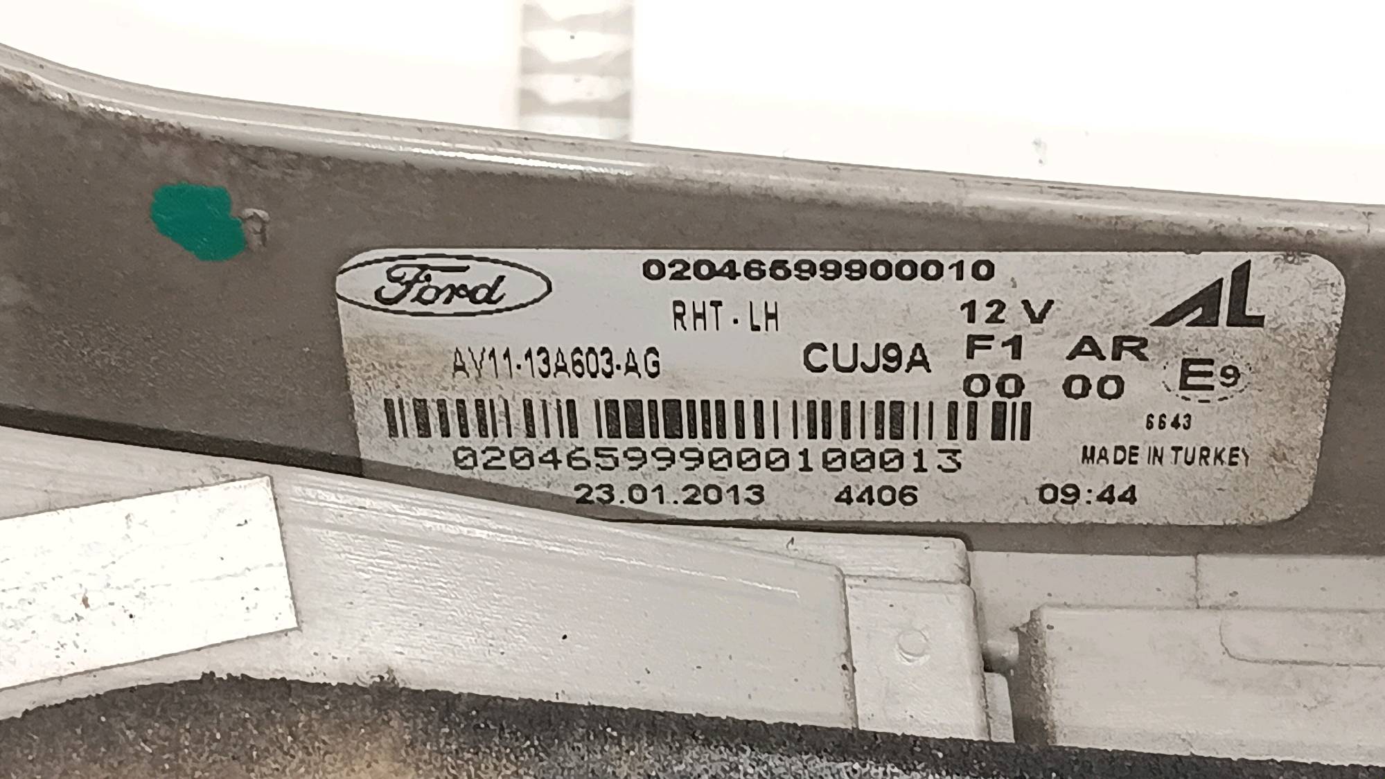 Lichtblok links achter koffer Ford B MAX 2012 -