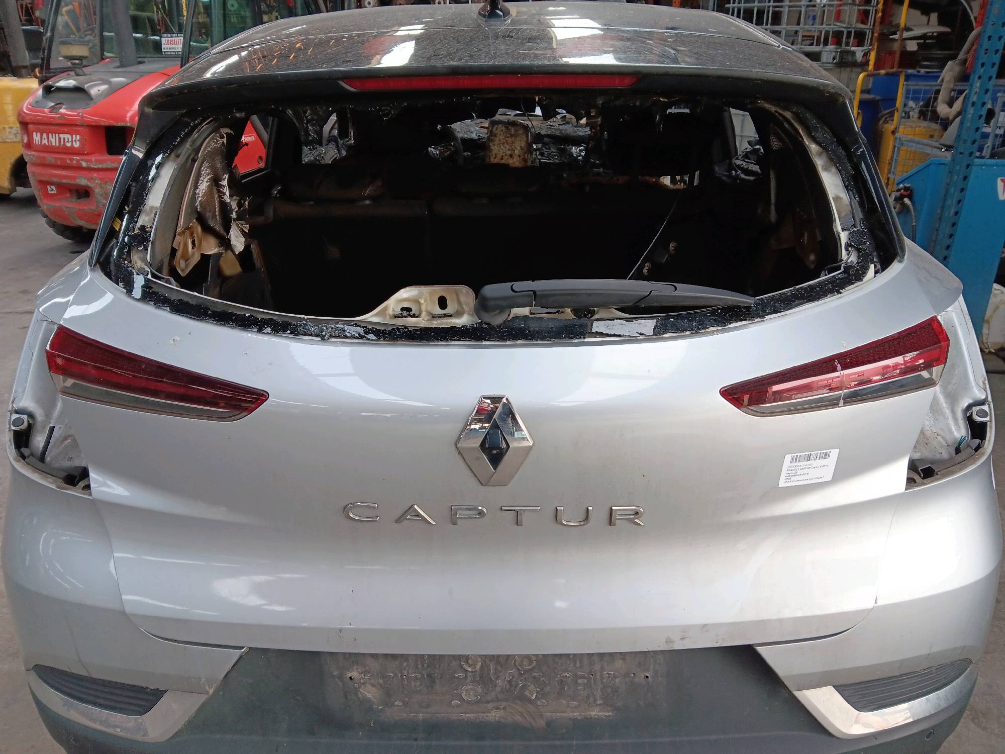Achterklep Renault Captur II 2019 -