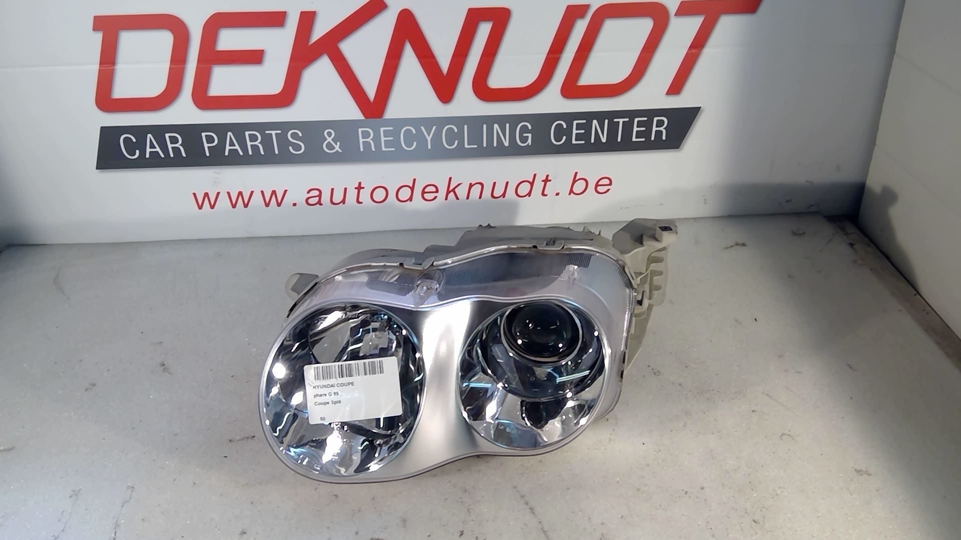 Koplamp links voor Hyundai COUPE 1996 - 02