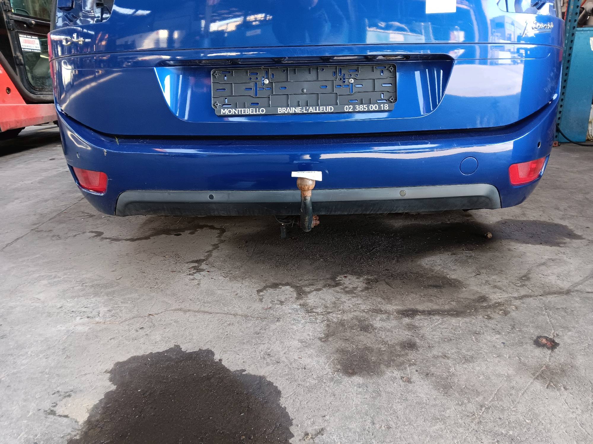 Bumper achter met sensor Citroen C4 PICASSO 2016 - 18