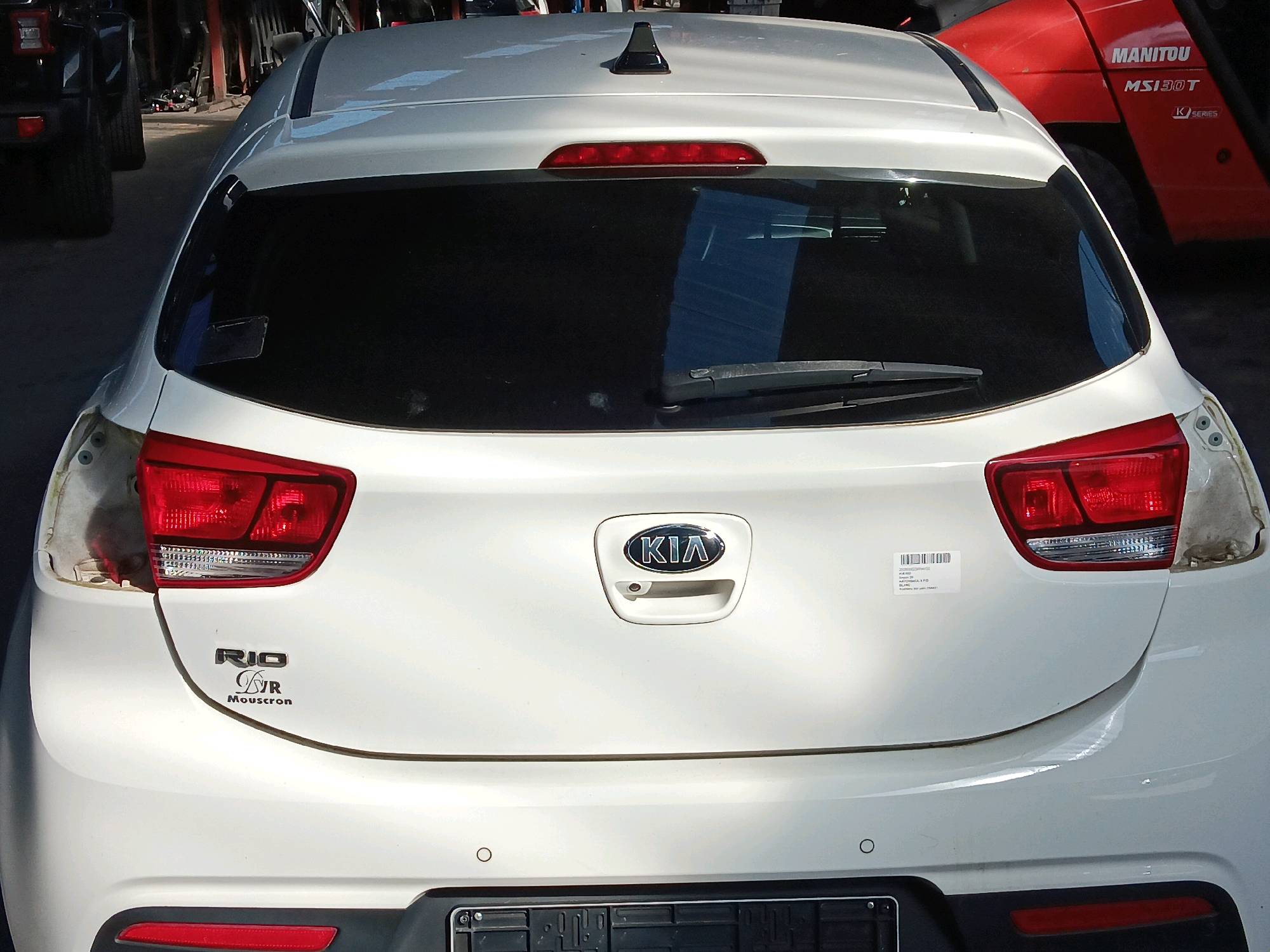 Achterklep Kia RIO IV 2017 - 20