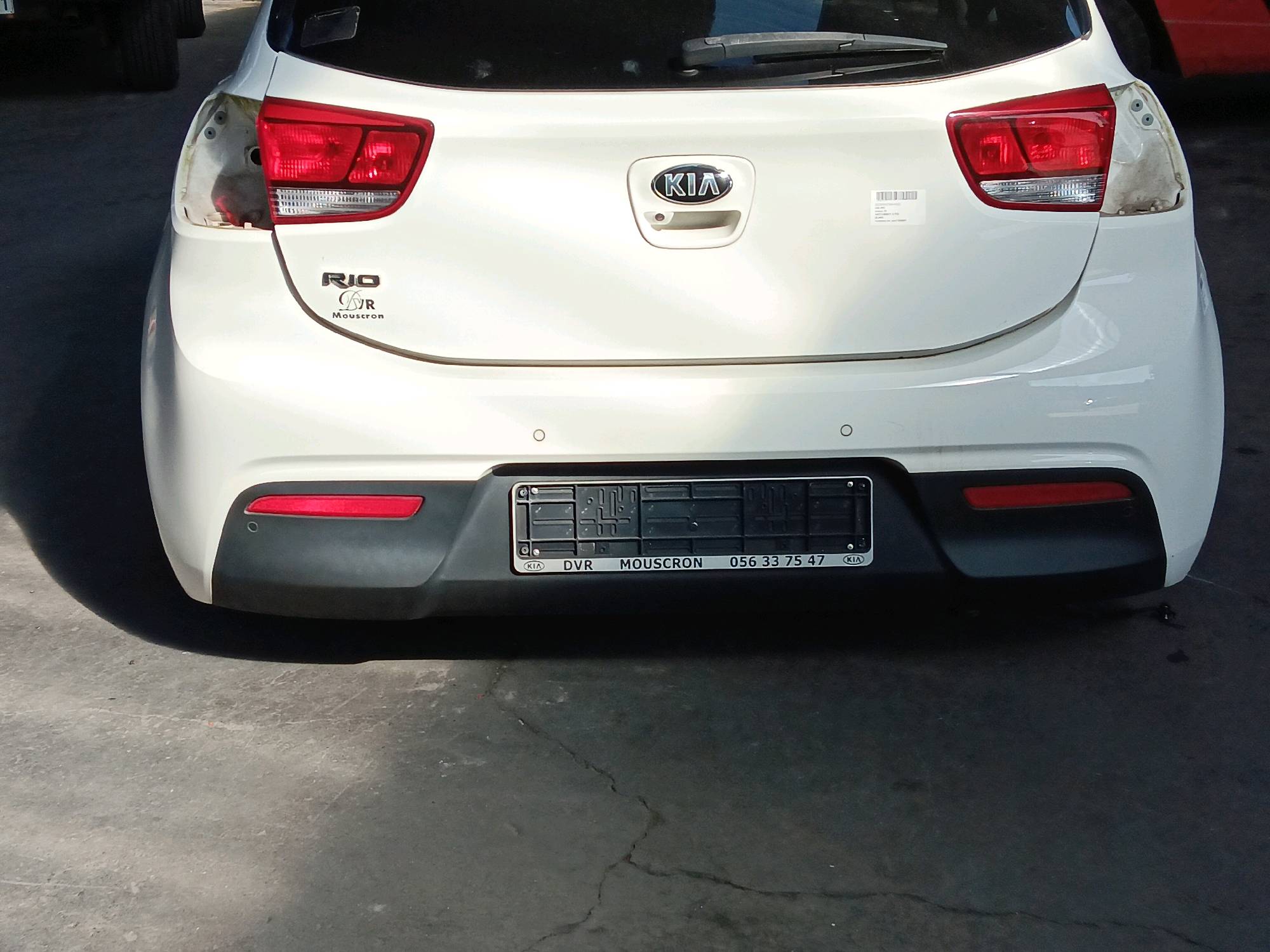 Bumper achter met sensor Kia RIO IV 2017 - 20