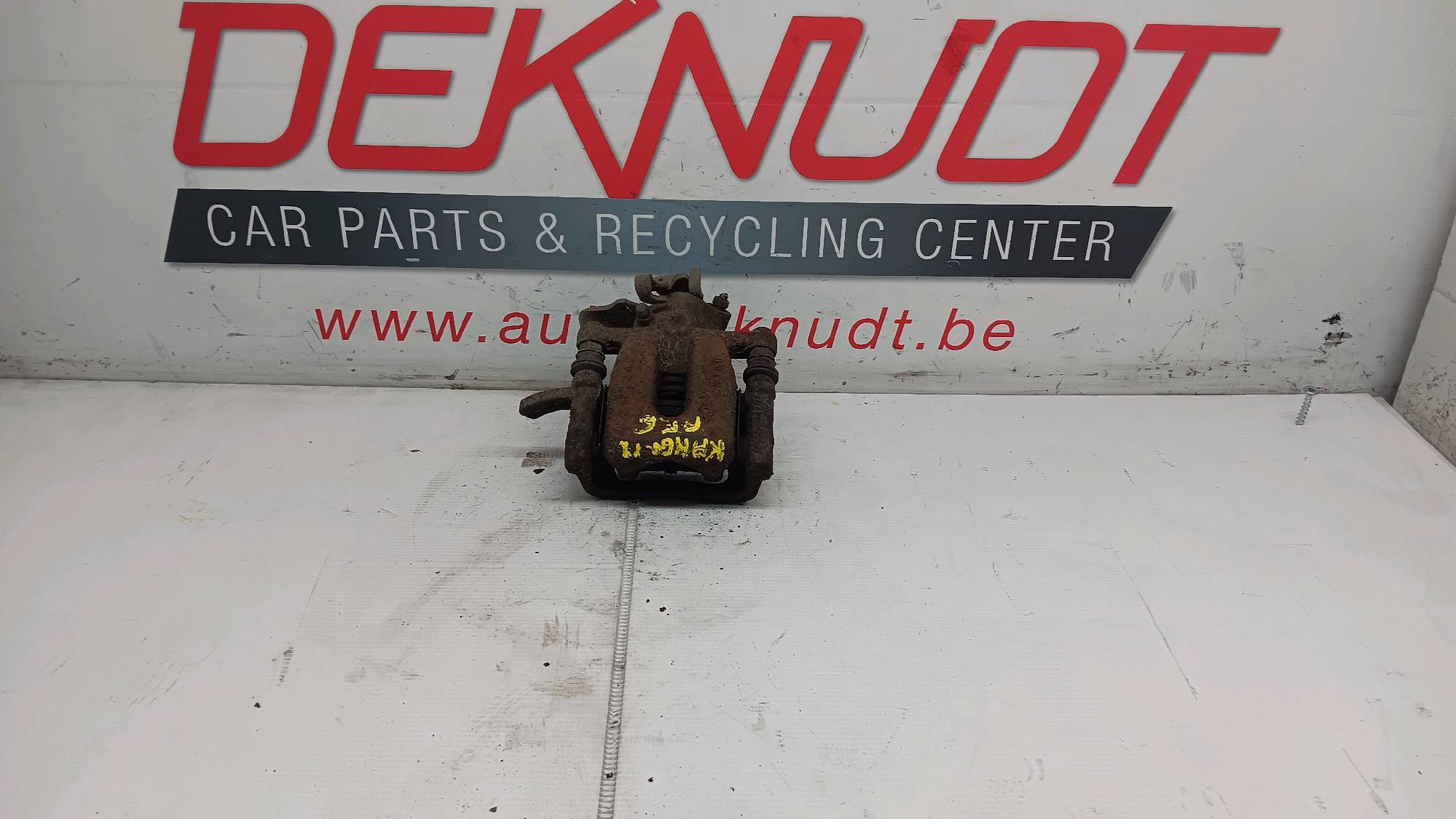 Remschijf links ACHTER Renault KANGOO II 2007 -13