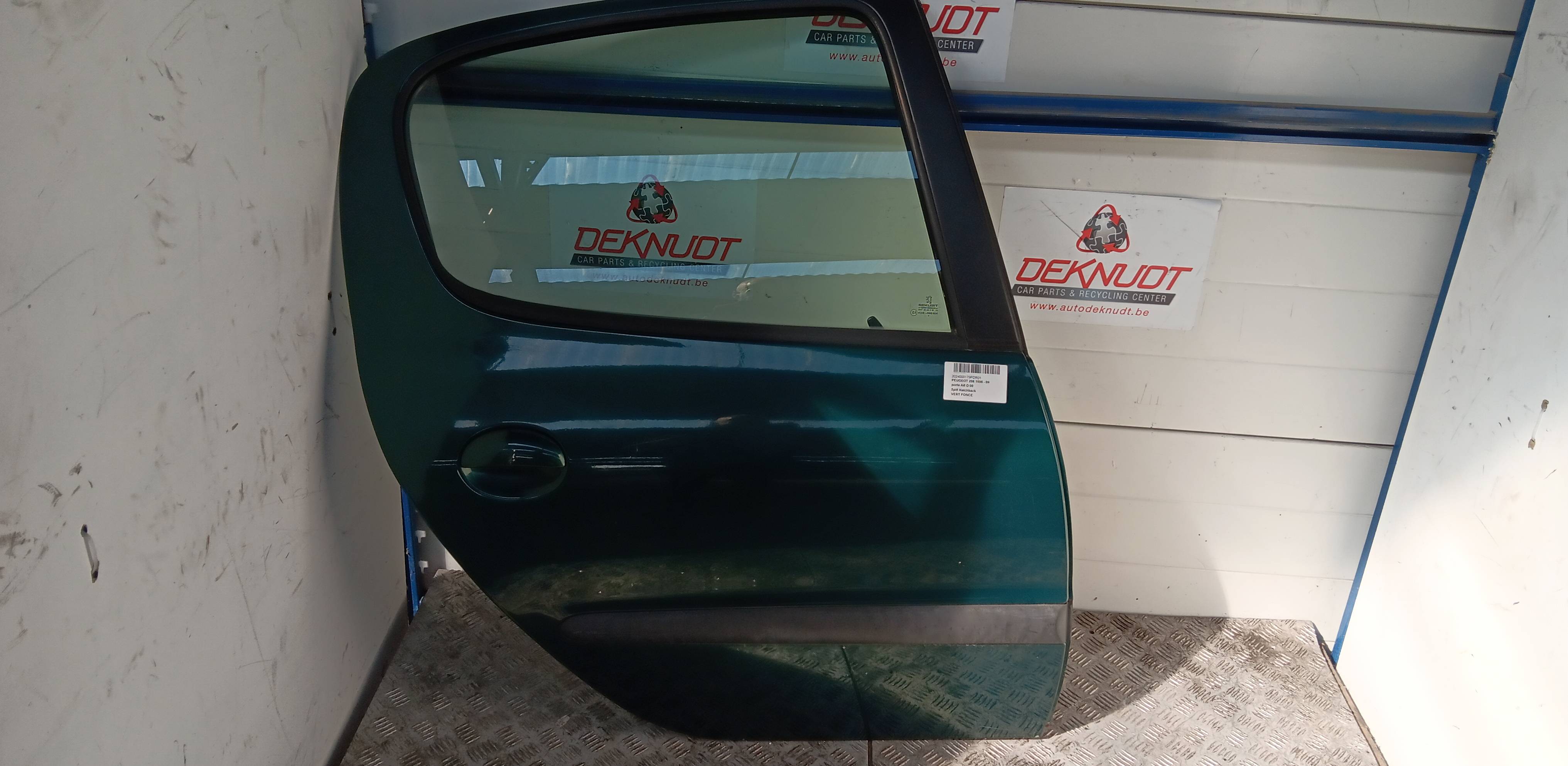 Porte arrière droit Peugeot 206 1998 - 09