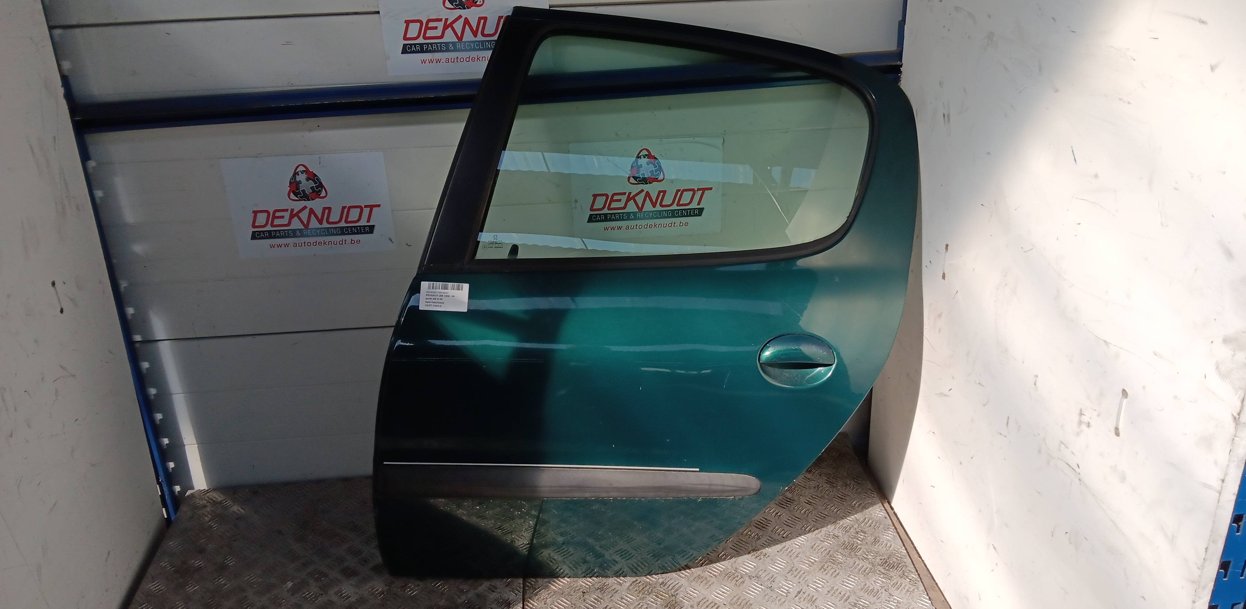 Deur links achter Peugeot 206 1998 - 09