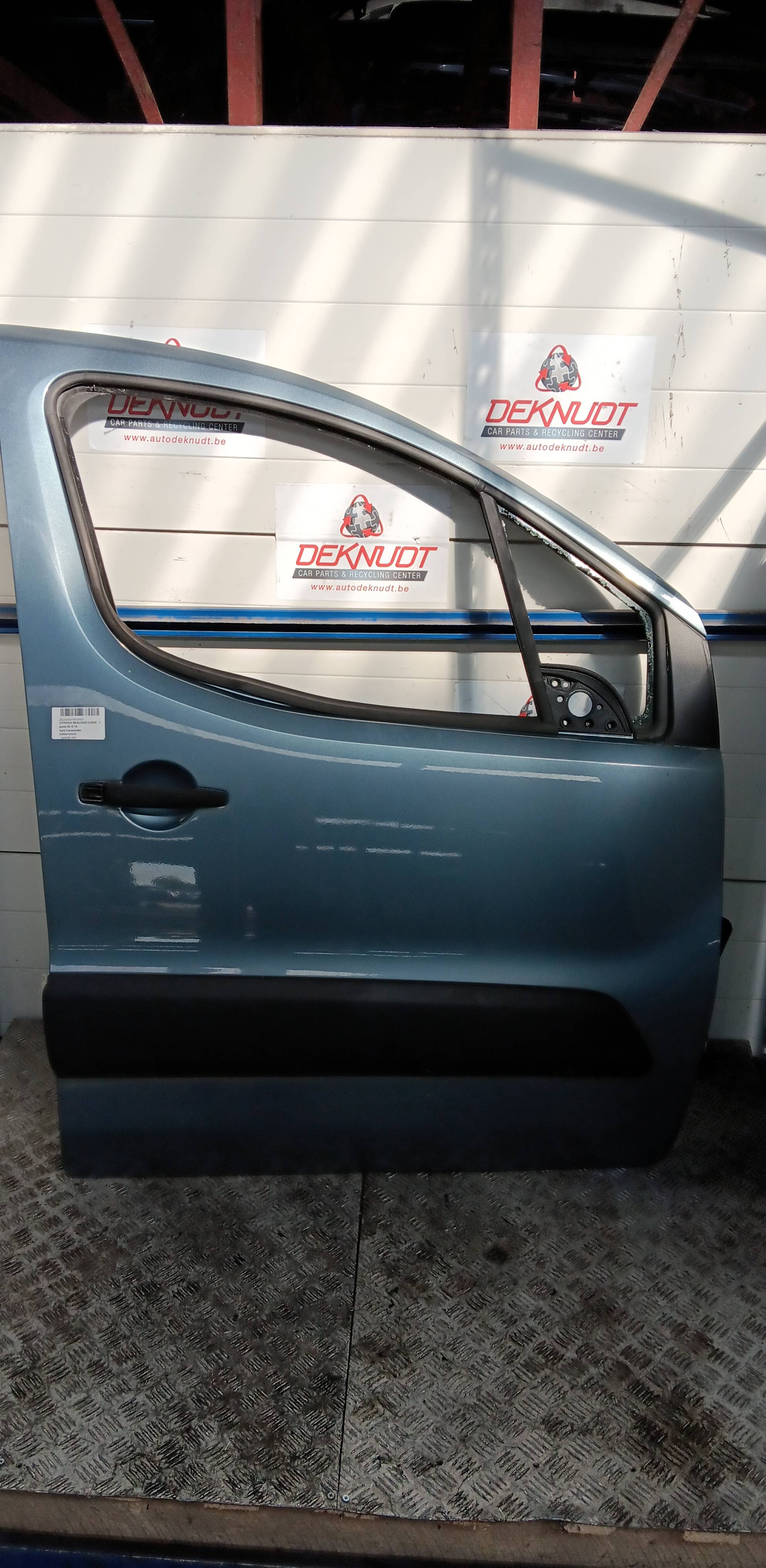 Deur rechts voor Citroen BERLINGO II 2008 - 18