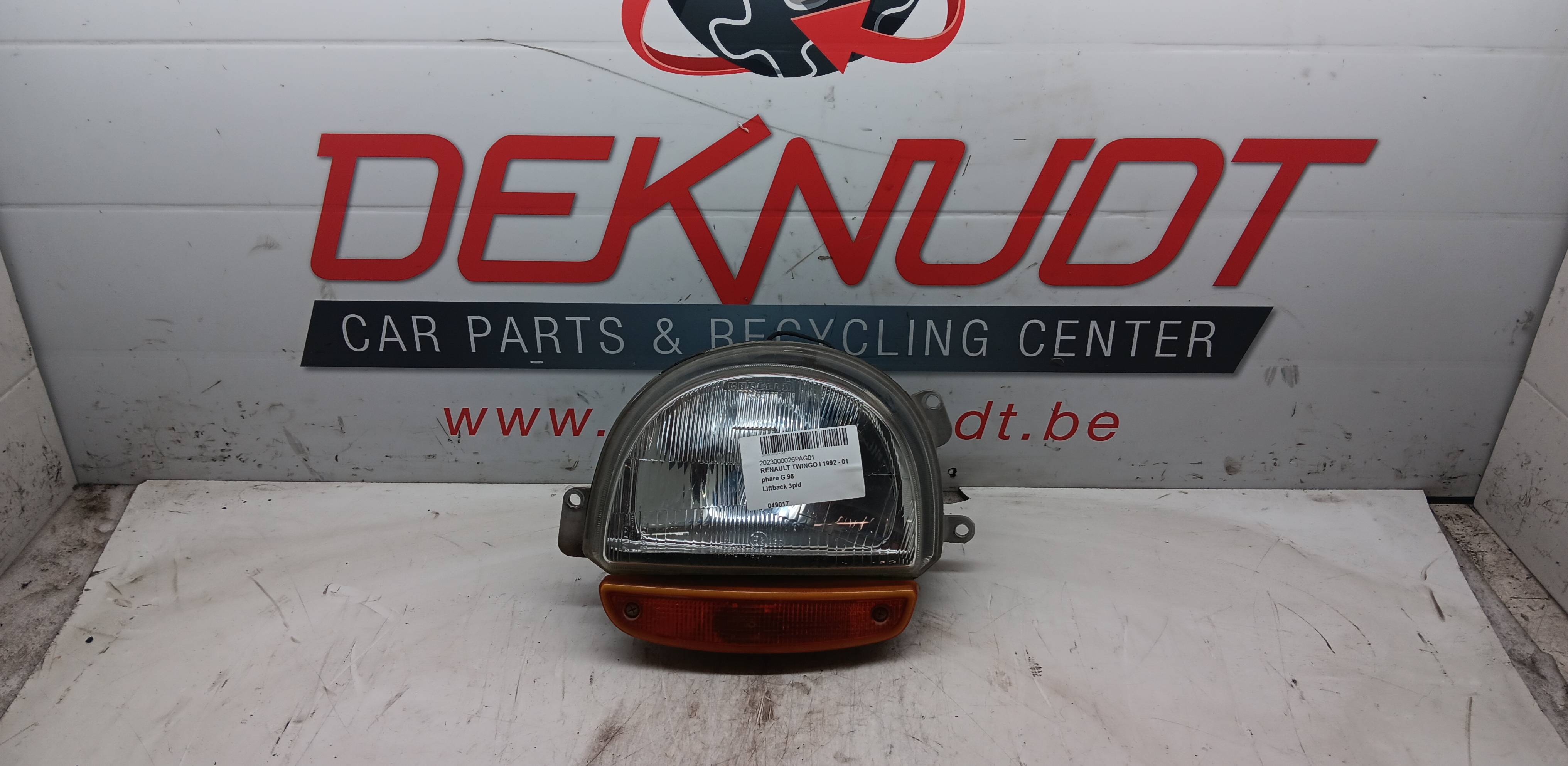 Koplamp links voor Renault TWINGO I 1992 - 01