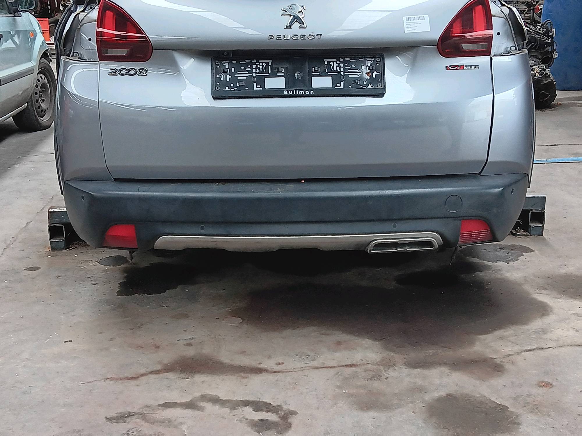 Bumper achter met sensor Peugeot 2008 2013 -