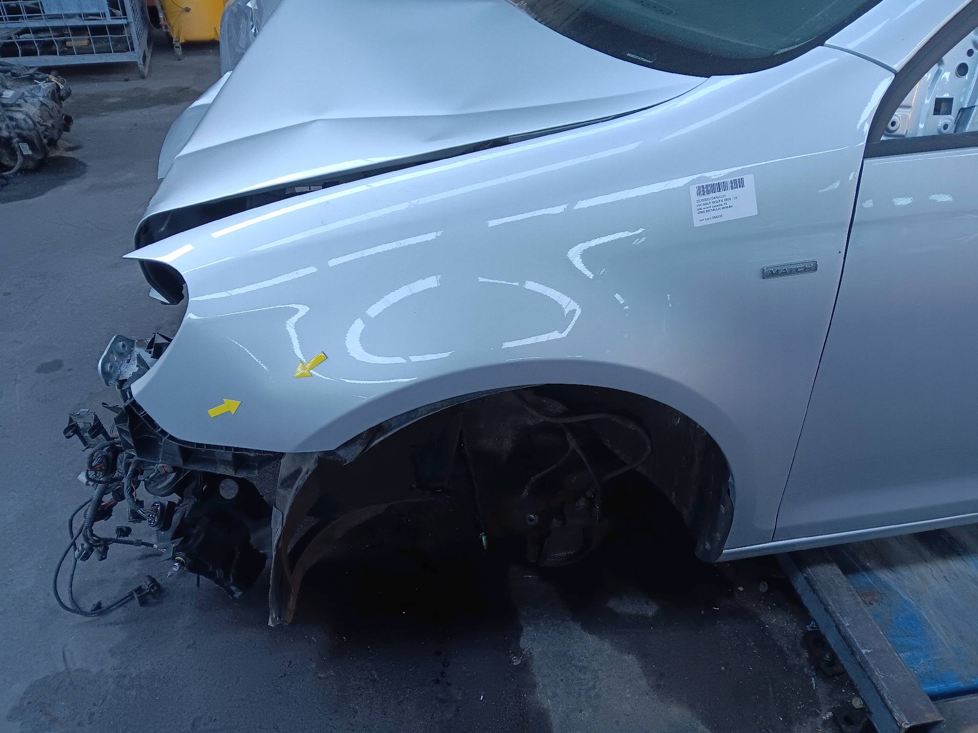 Vleugel links voor Vw GOLF 6 2008 - 12