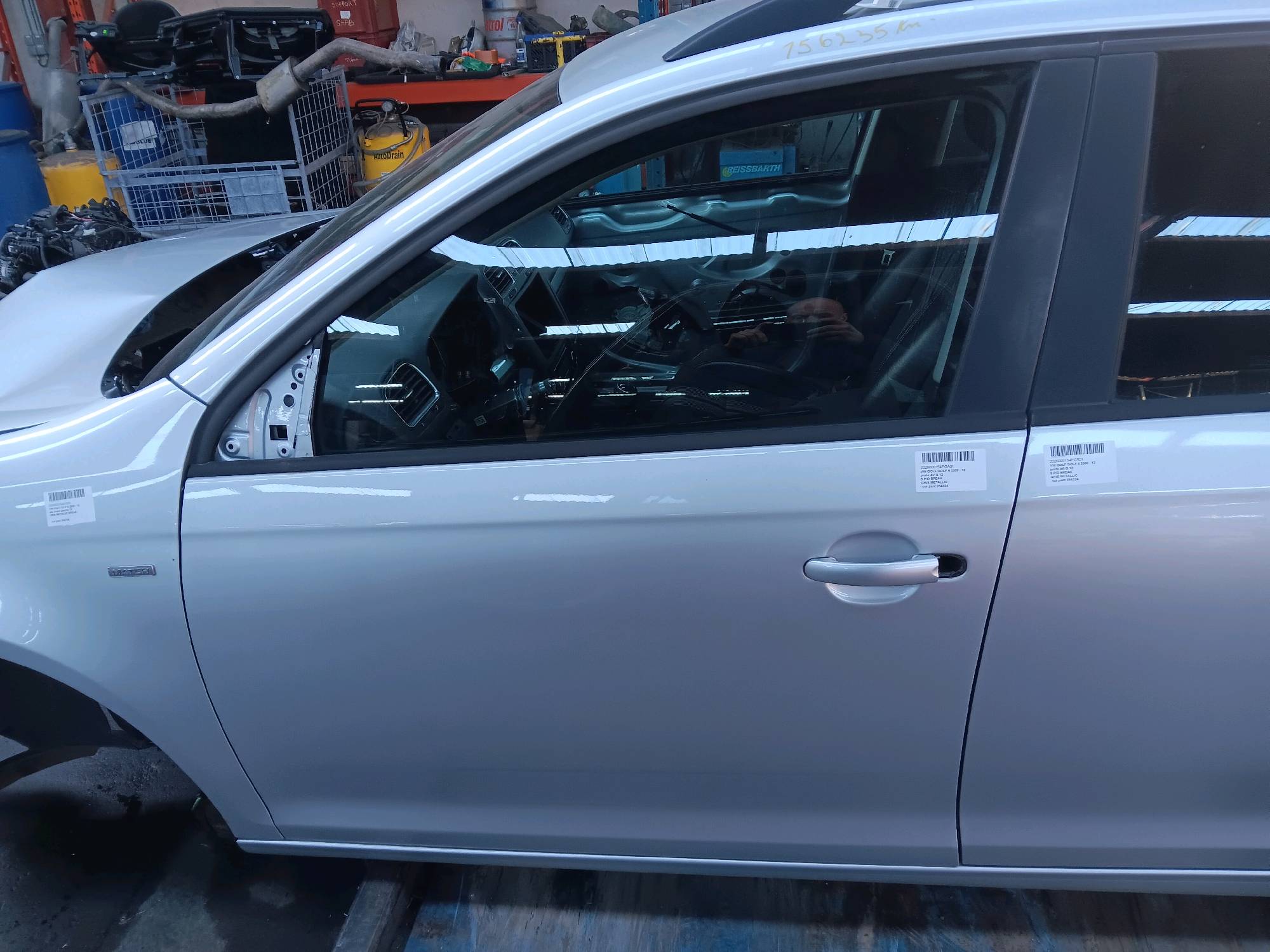 Deur links voor Vw GOLF 6 2008 - 12