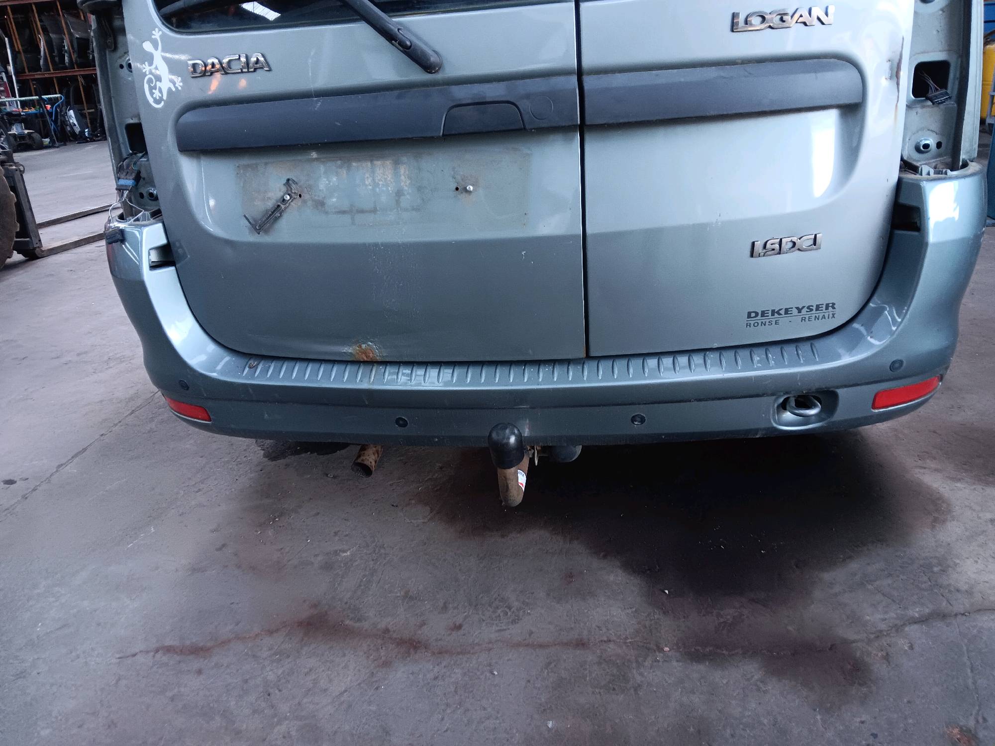 Bumper achter met sensor Dacia LOGAN I 2004 - 12