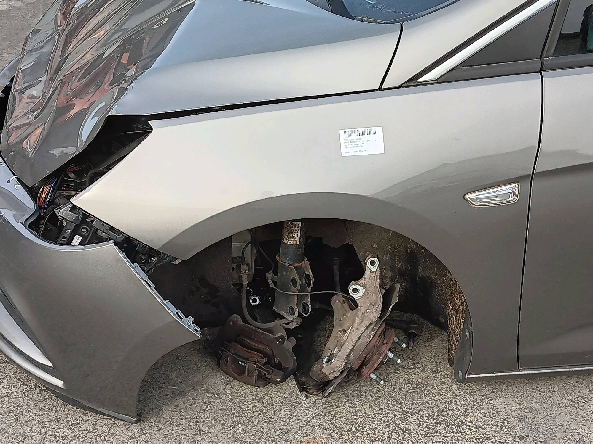 Vleugel links voor Opel ASTRA K 2015 - 19