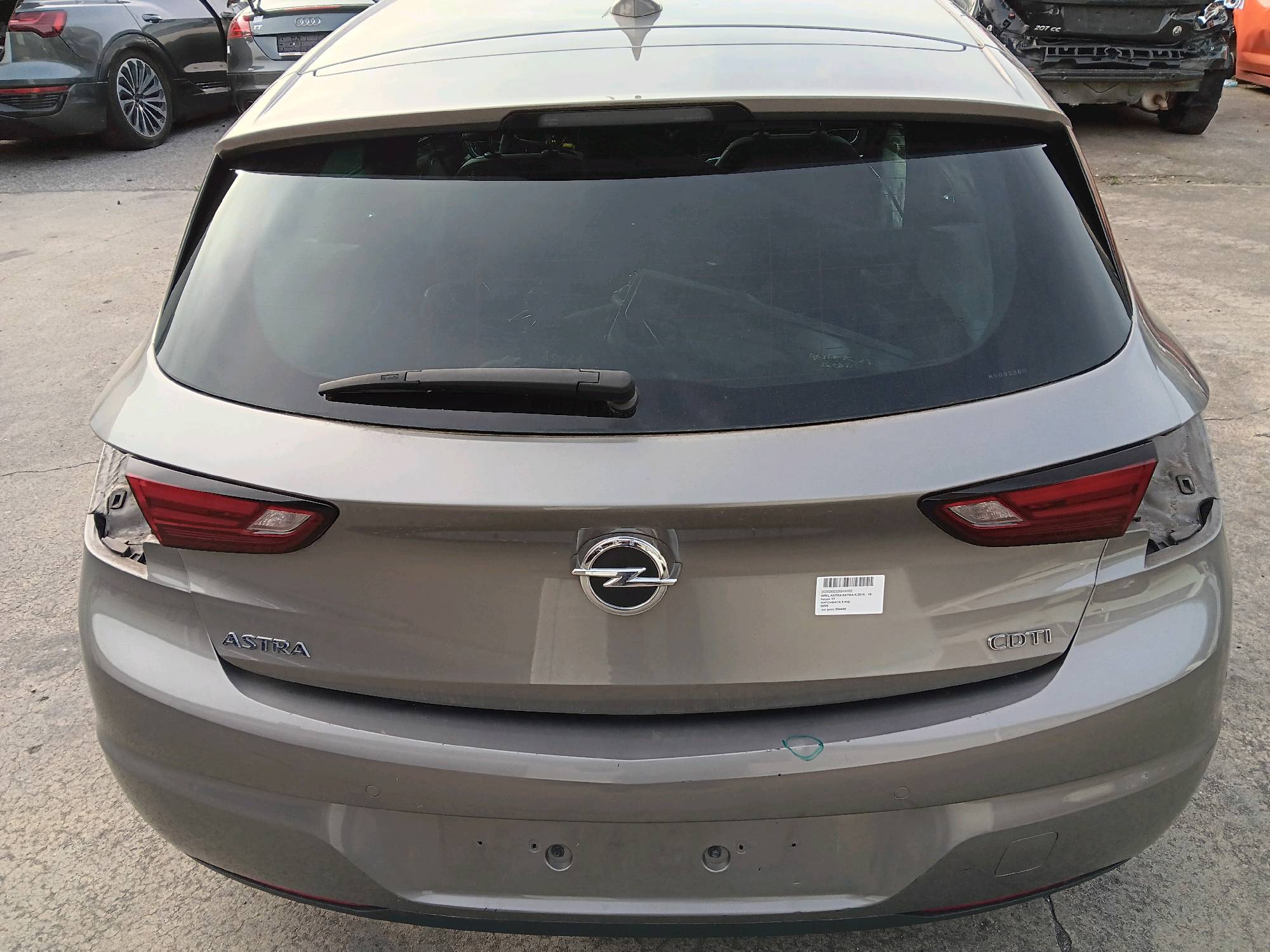 Achterklep Opel ASTRA K 2015 - 19