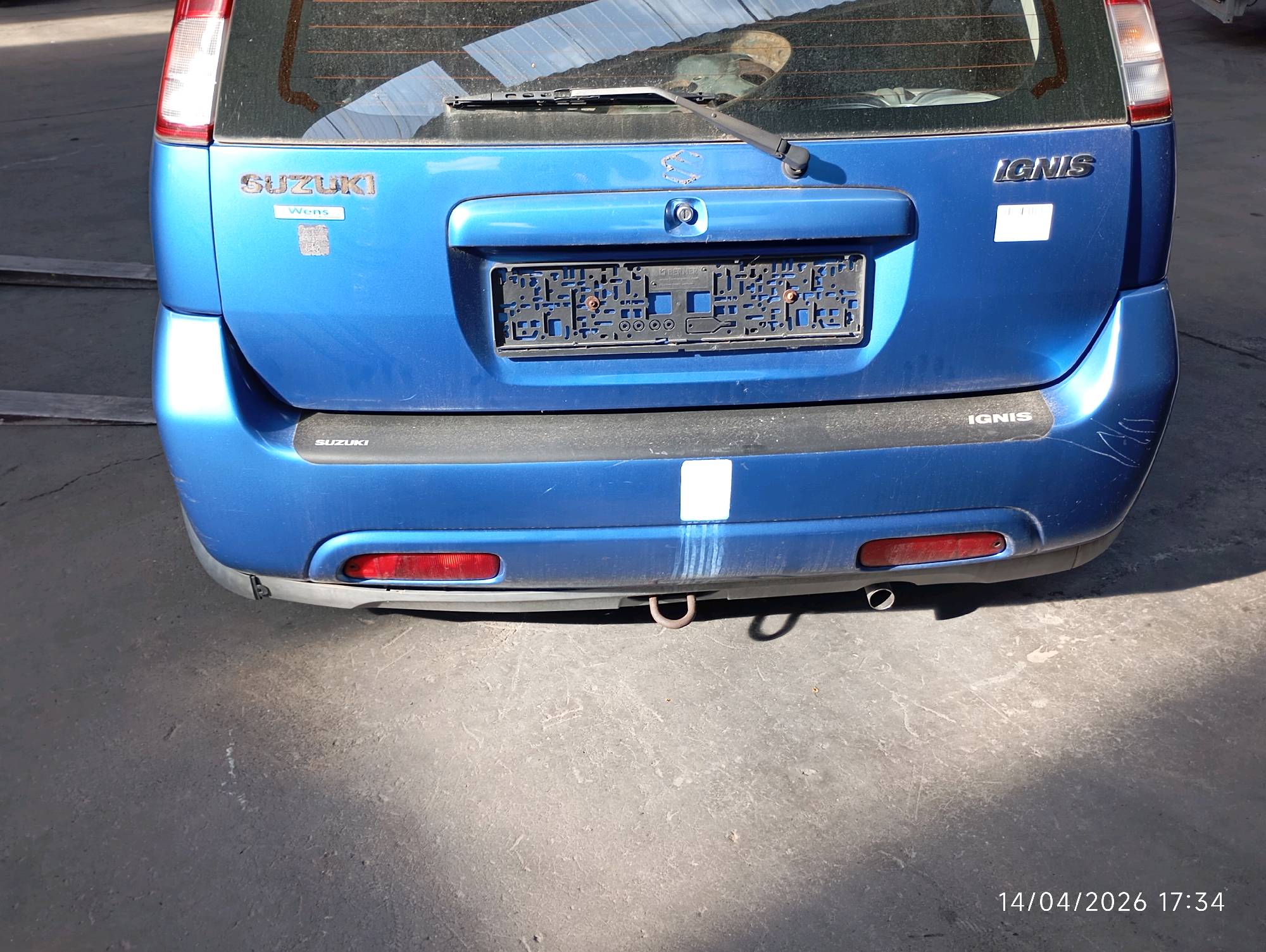 Bumper achter Suzuki IGNIS 2000 - 08