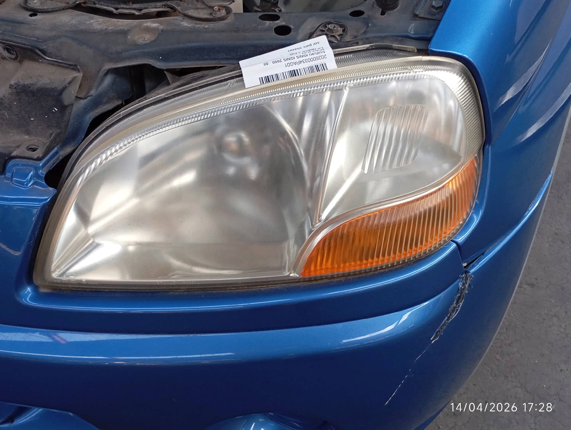 Koplamp links voor Suzuki IGNIS 2000 - 08