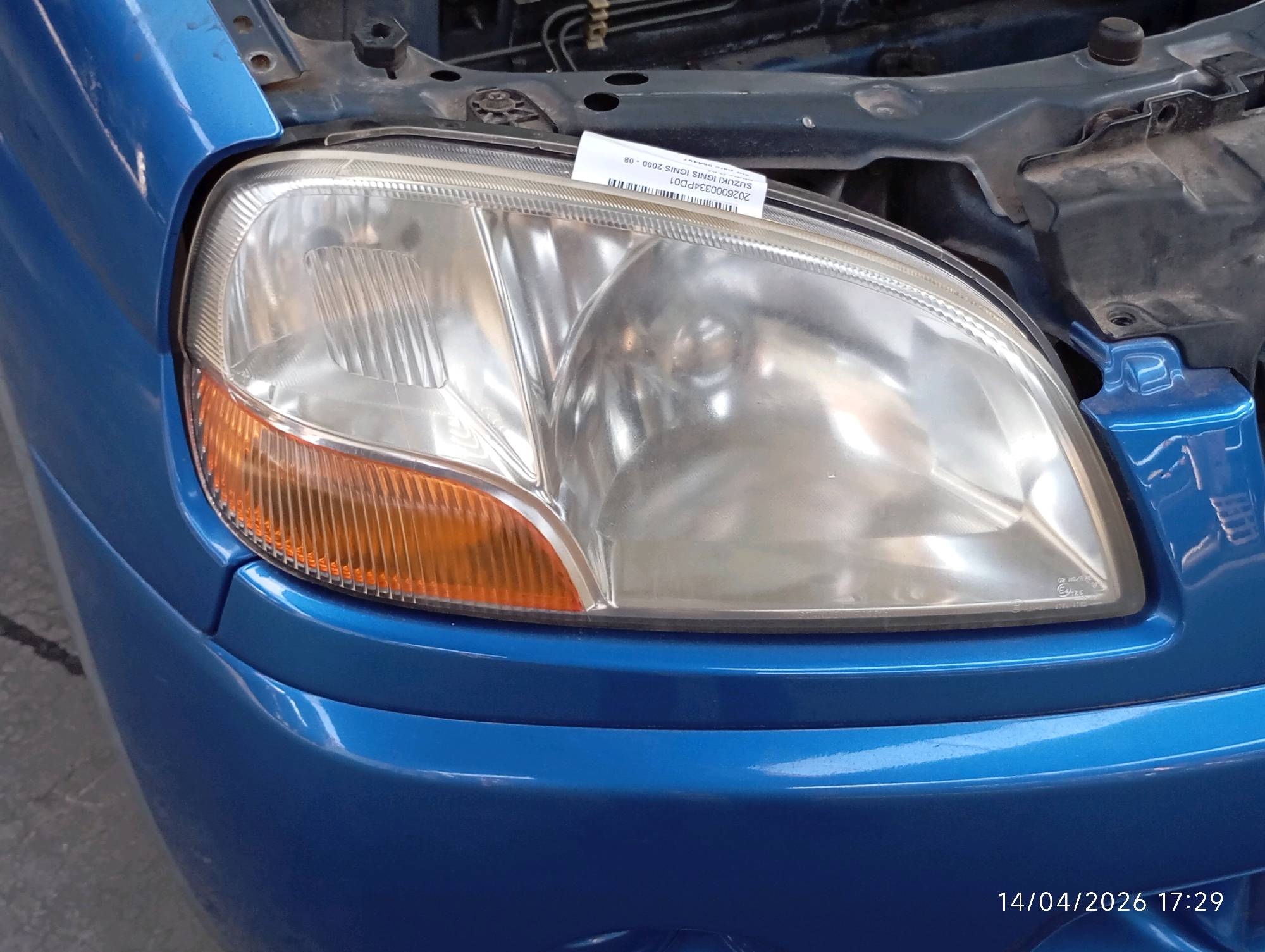 Koplamp rechts voor Suzuki IGNIS 2000 - 08