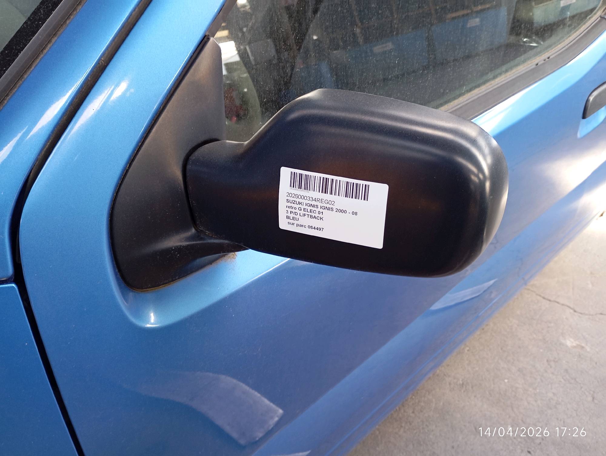 Buiten spiegel Links Elec Suzuki IGNIS 2000 - 08