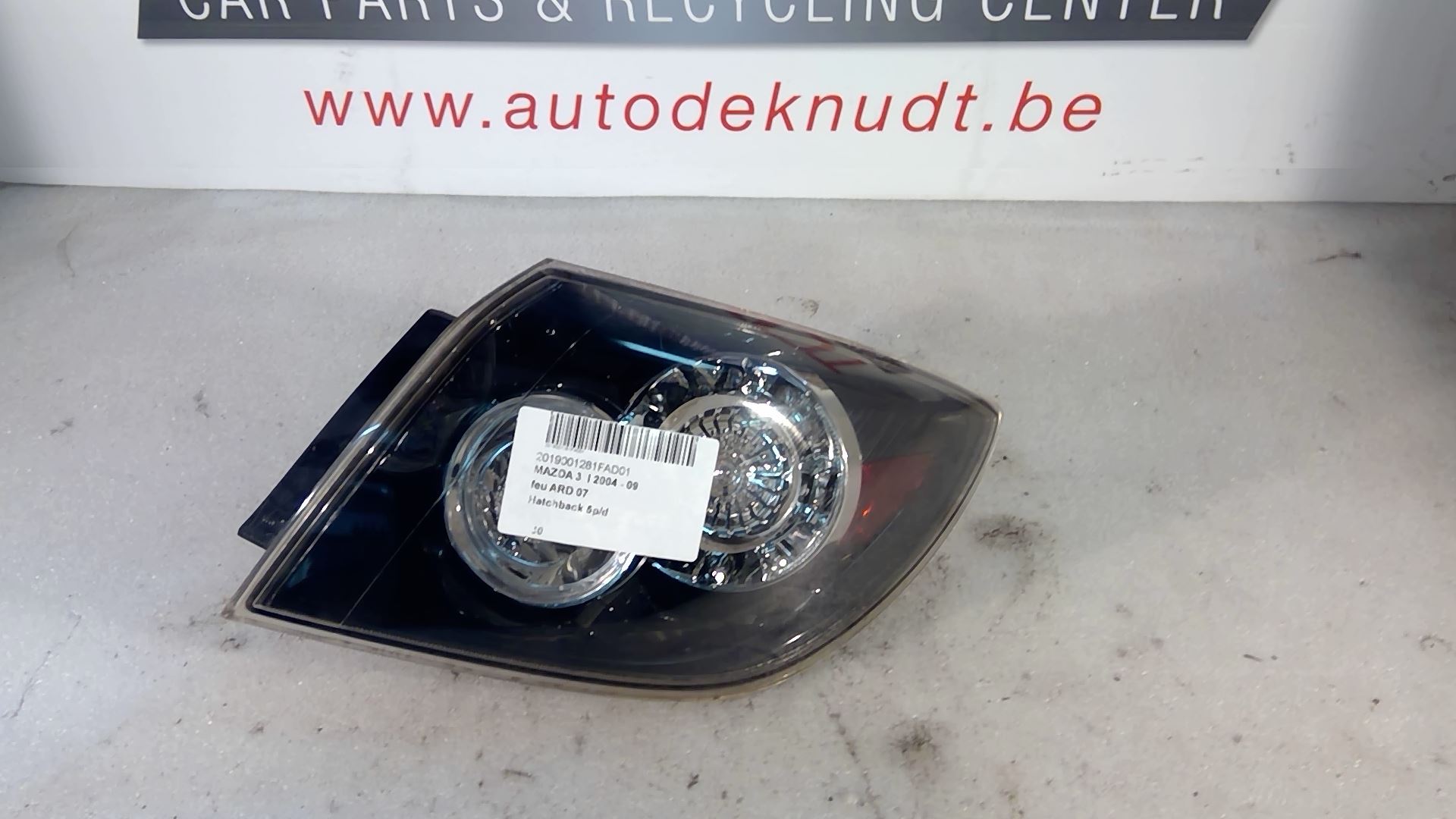 Lichtblok rechts achter Mazda 3  I 2004 - 09