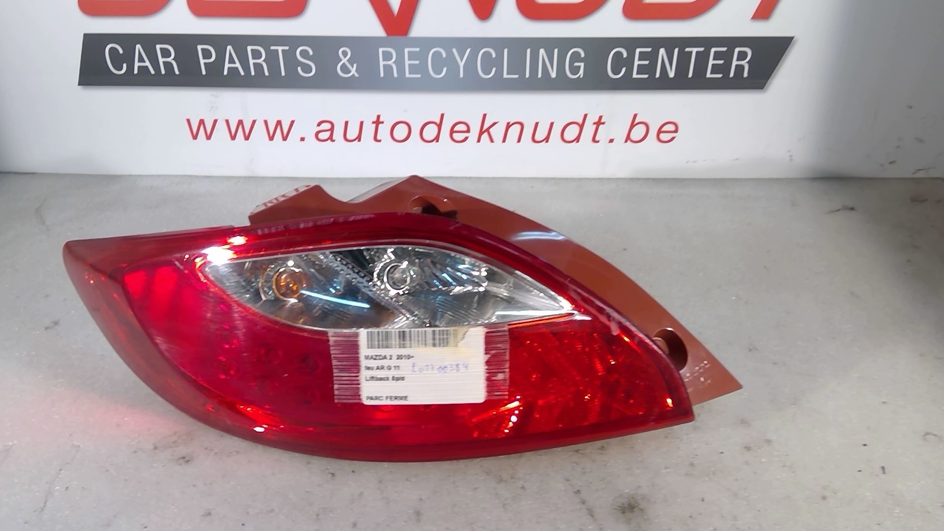 Lichtblok links achter Mazda 2  II 2007 - 14