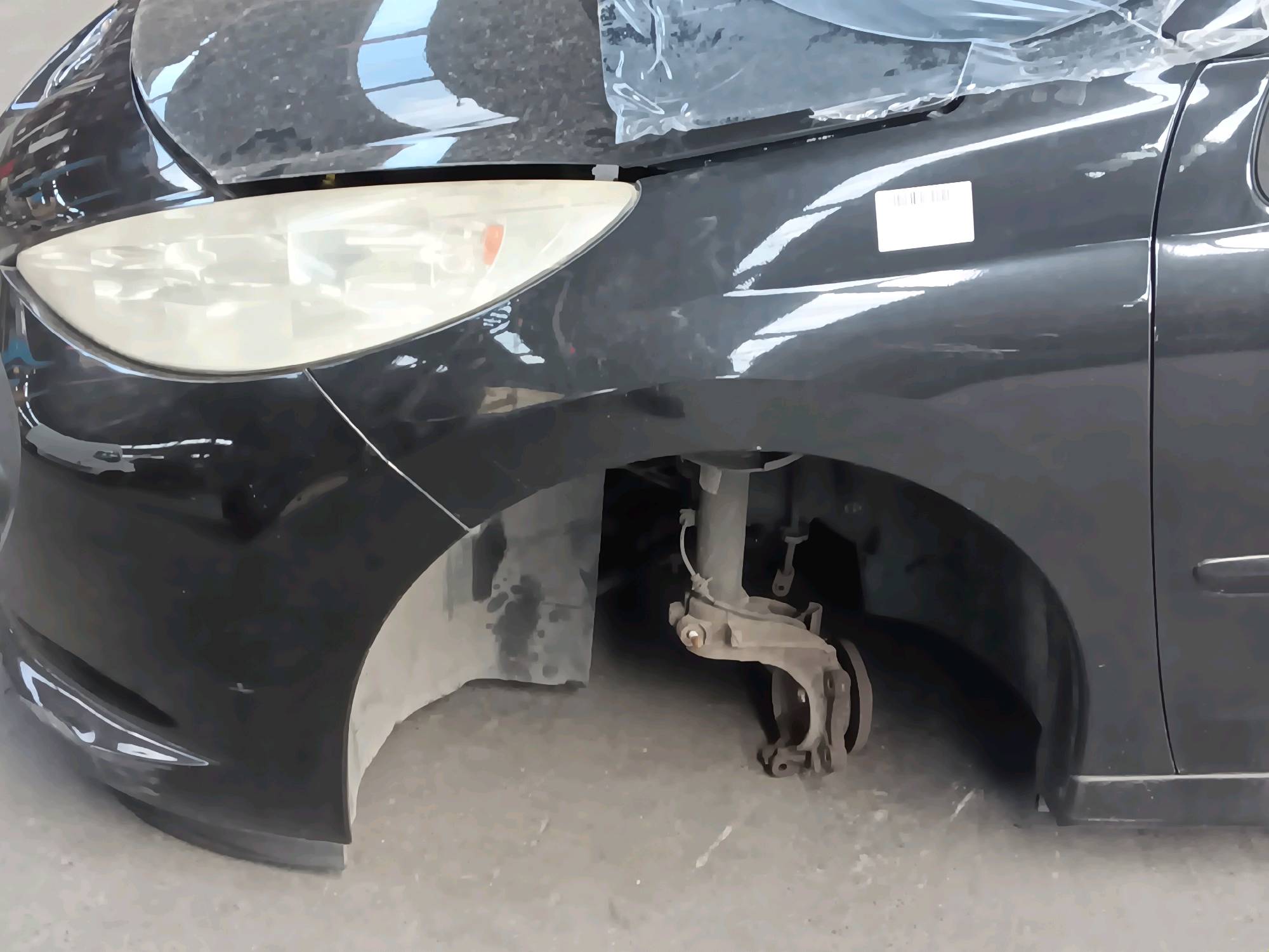 Vleugel links voor Peugeot 207 2006 -12