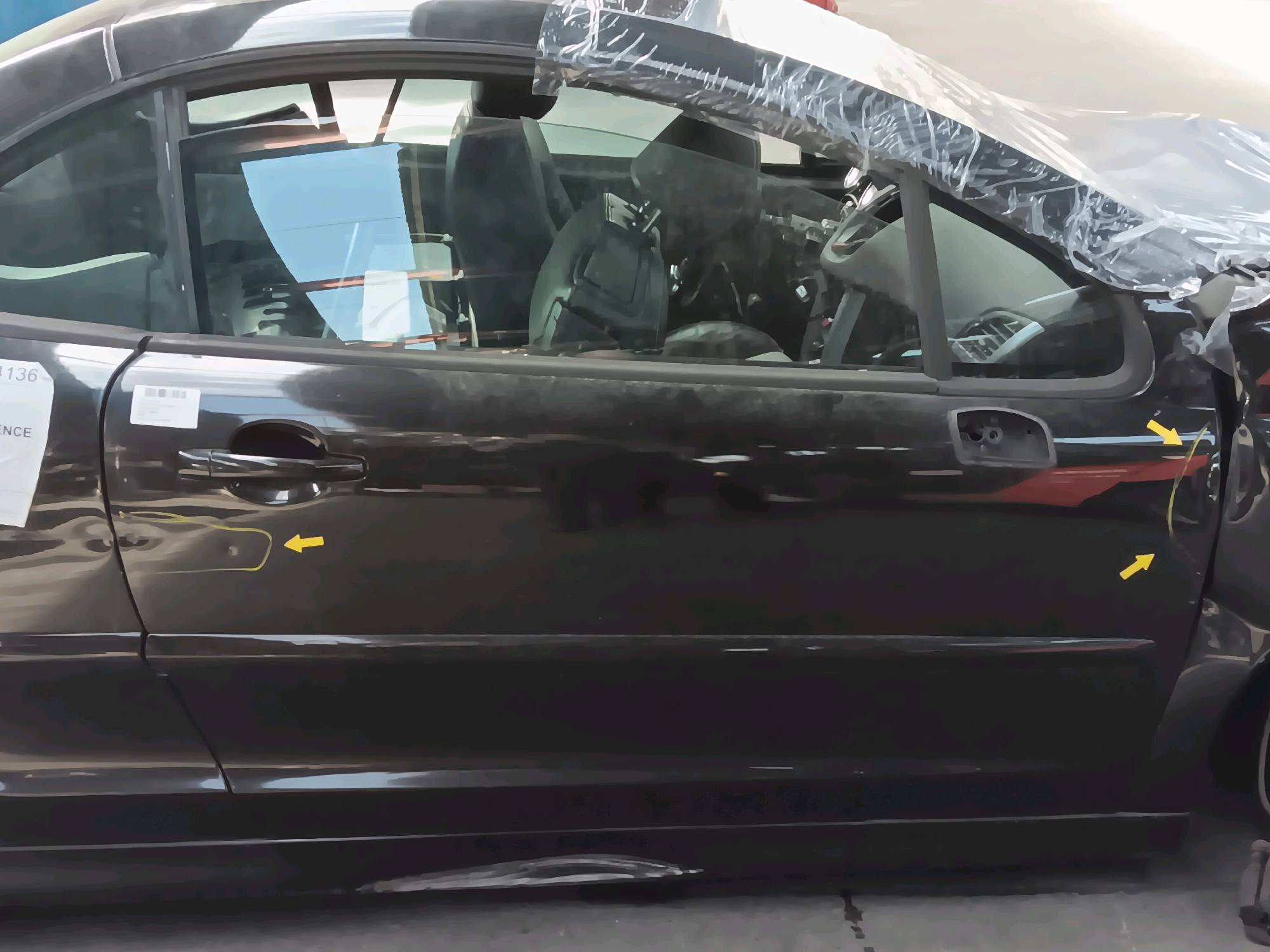 Deur rechts voor Peugeot 207 2006 -12