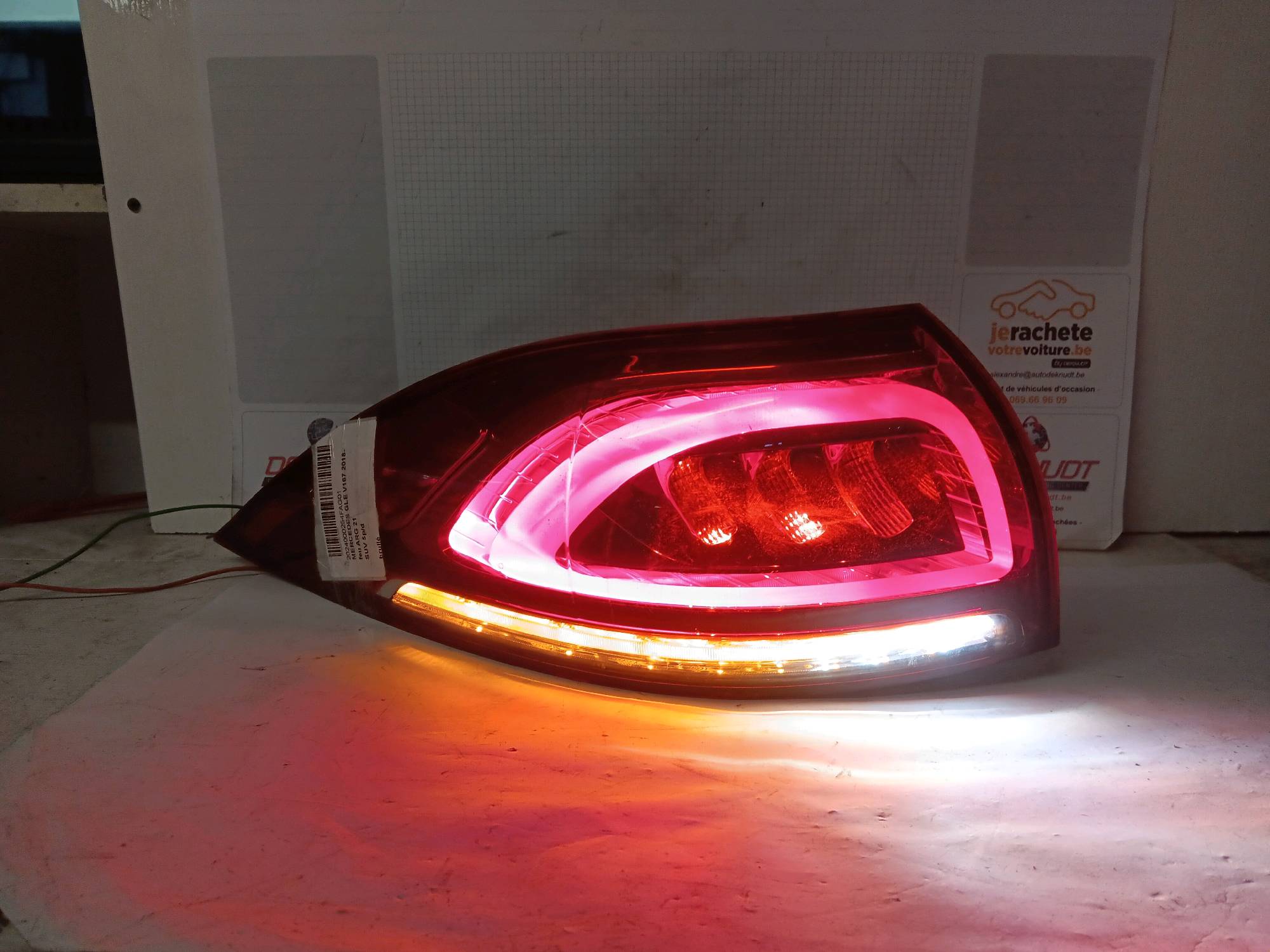 Lichtblok links achter Mercedes-Benz GLE 167 2018-