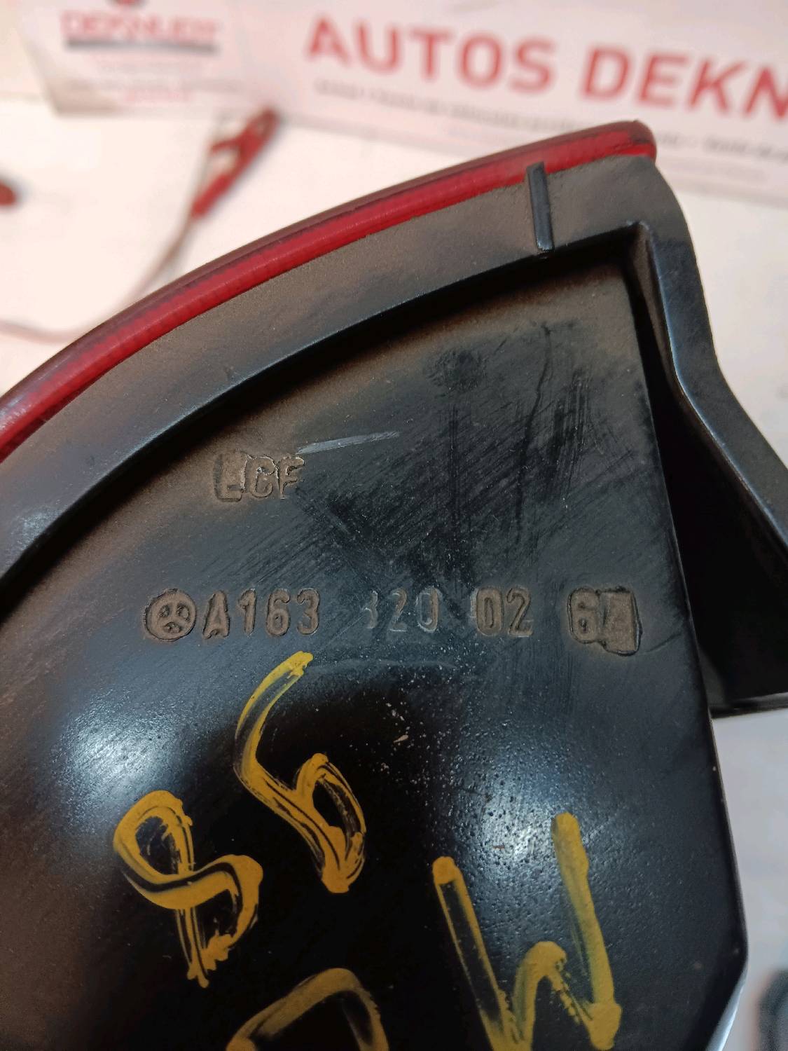 Lichtblok rechts achter Mercedes-Benz ML 163 1997 - 05