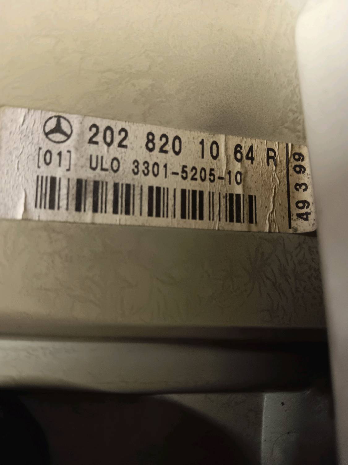 Lichtblok rechts achter Mercedes-Benz C 202 1993 - 00