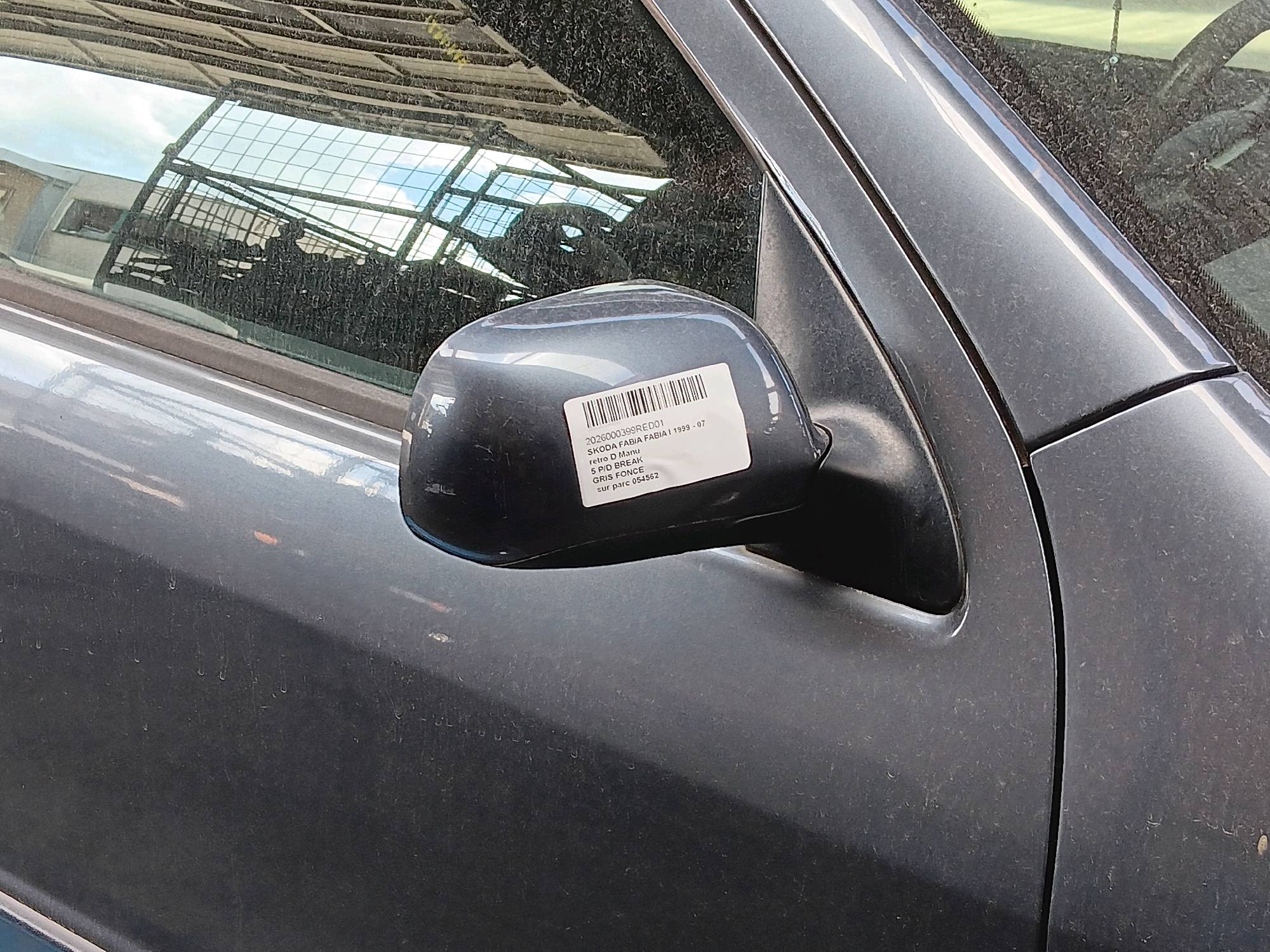 Buitenspiegel rechts Manueel Skoda FABIA I 1999 - 07