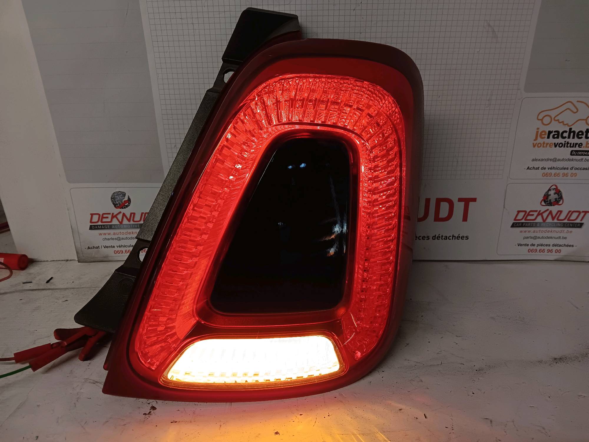 Lichtblok rechts achter Fiat 500 2015 -