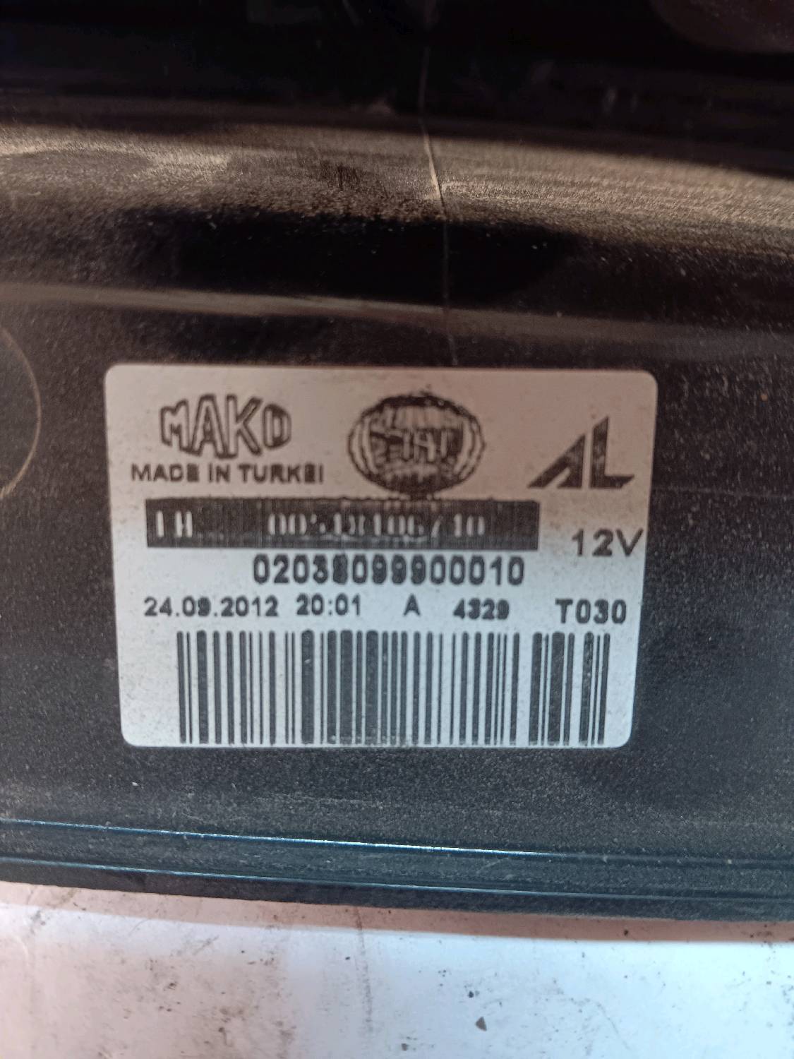 feu ARG Fiat DOBLO II 2010 - 15