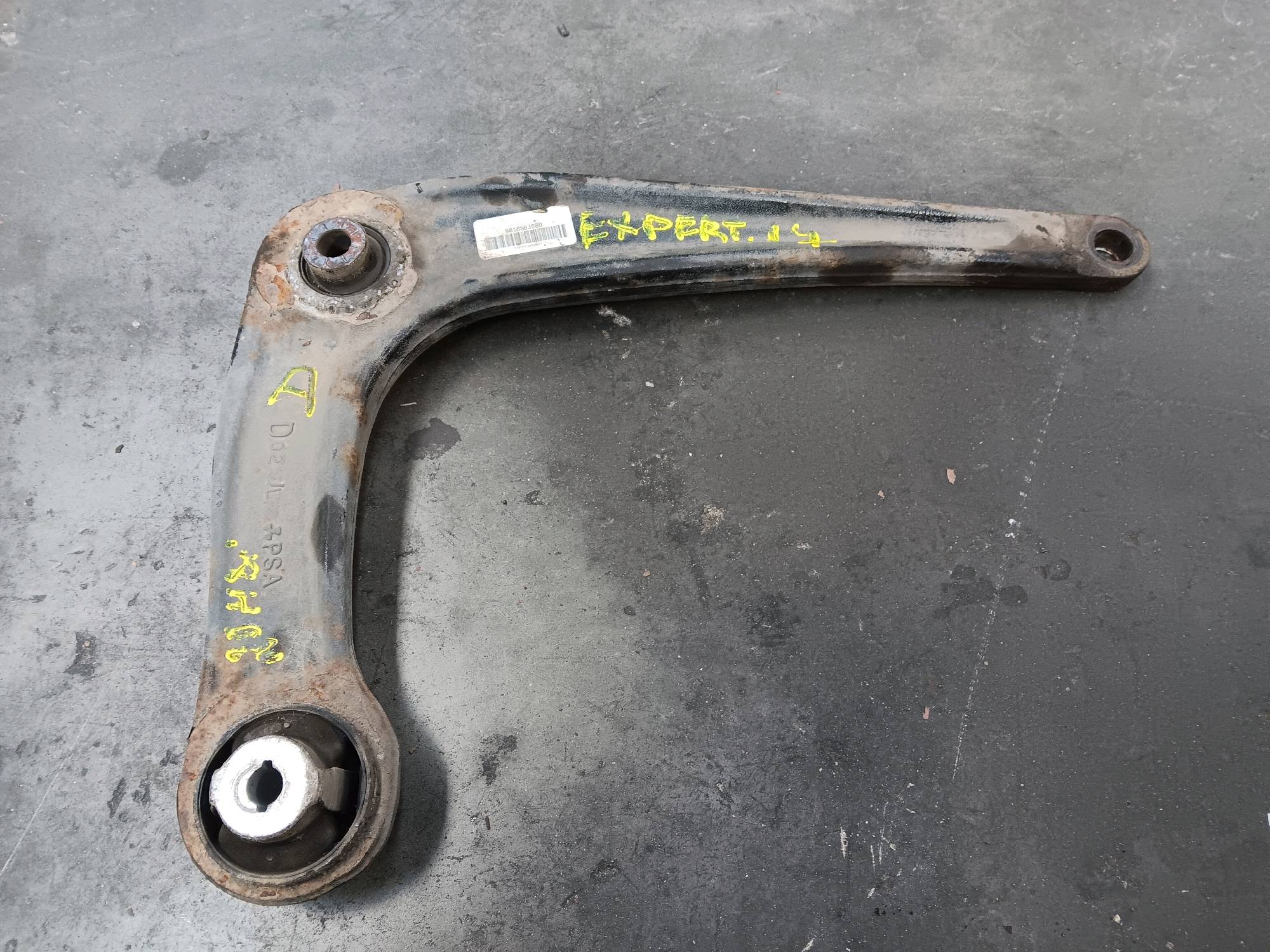 Draagarm rechts voor Peugeot EXPERT III 2016 -