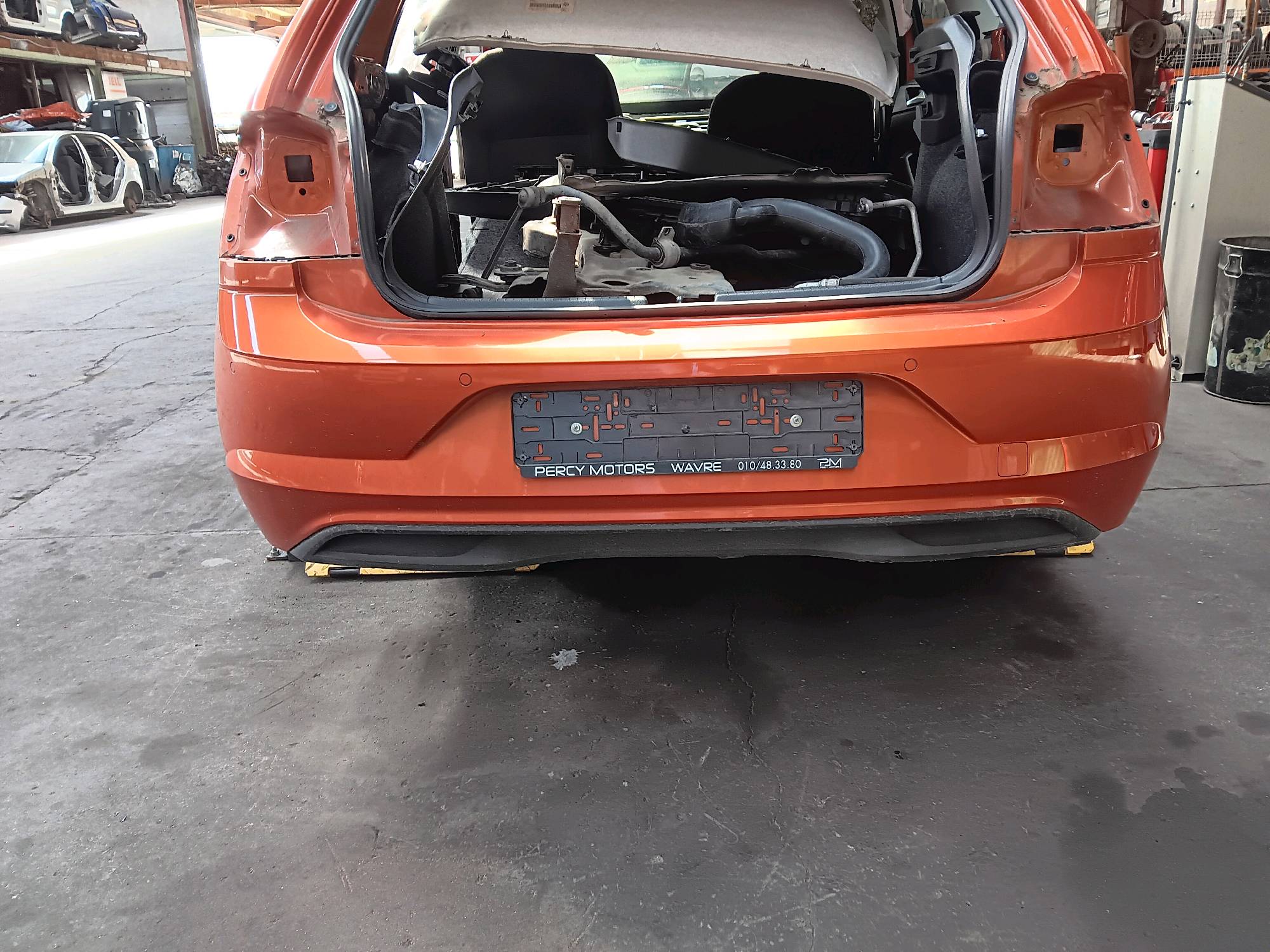 Bumper achter met sensor Vw POLO 2017 - 