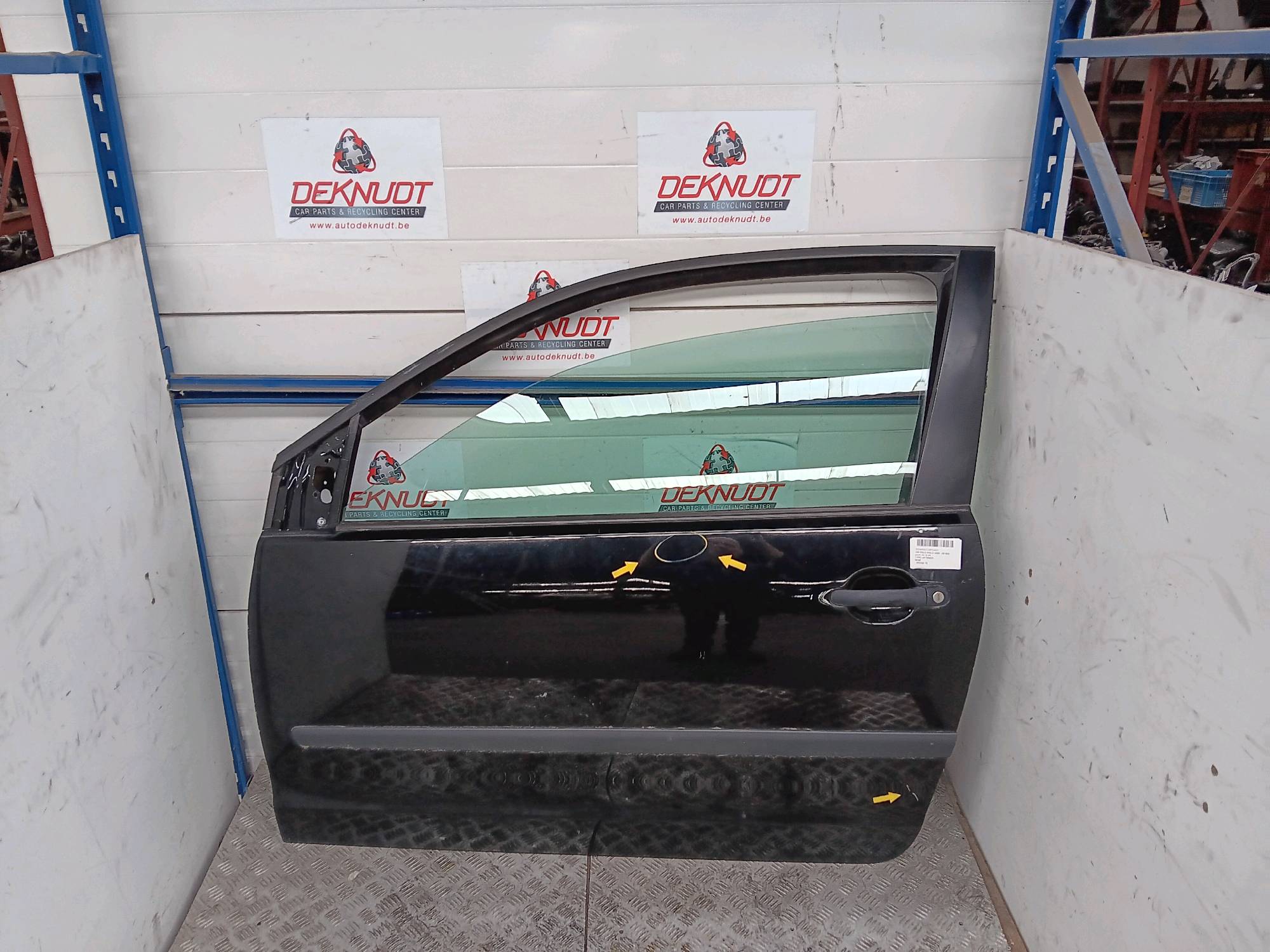 Deur links voor Vw POLO 2005 - 09 9N3