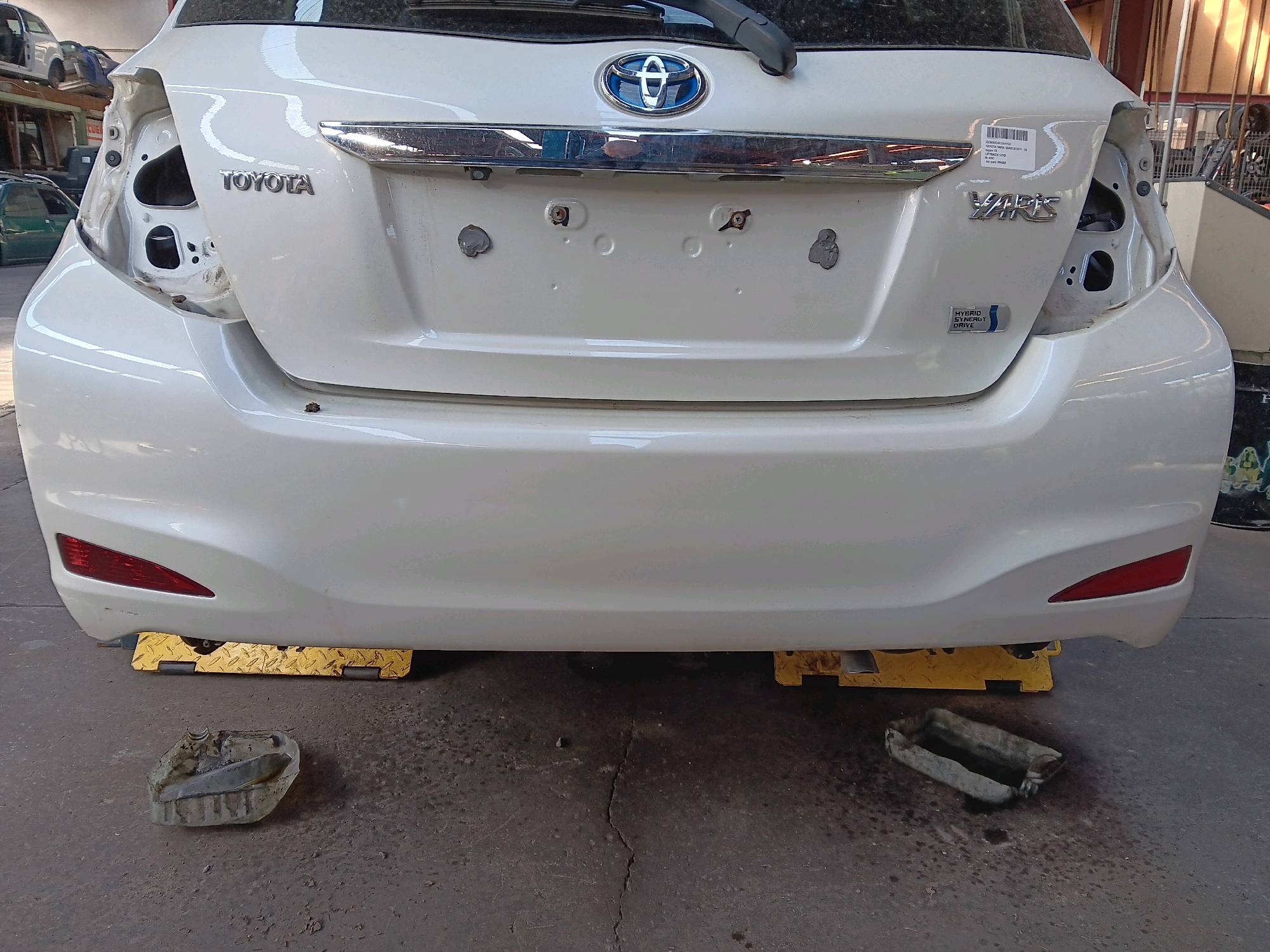 Bumper achter Toyota YARIS III 2011 - 20
