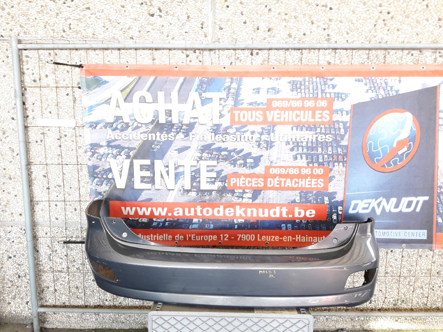 Bumper achter Mazda 5  I 2005 - 10
