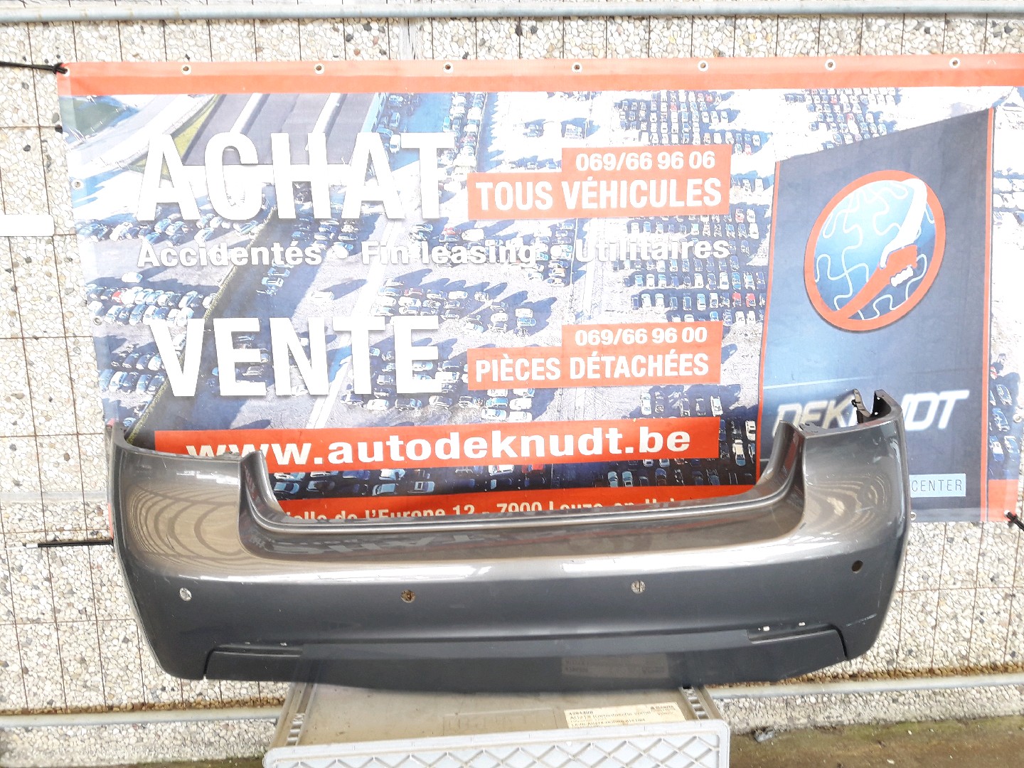 Bumper achter met sensor Saab 9-3 II 2002 - 07