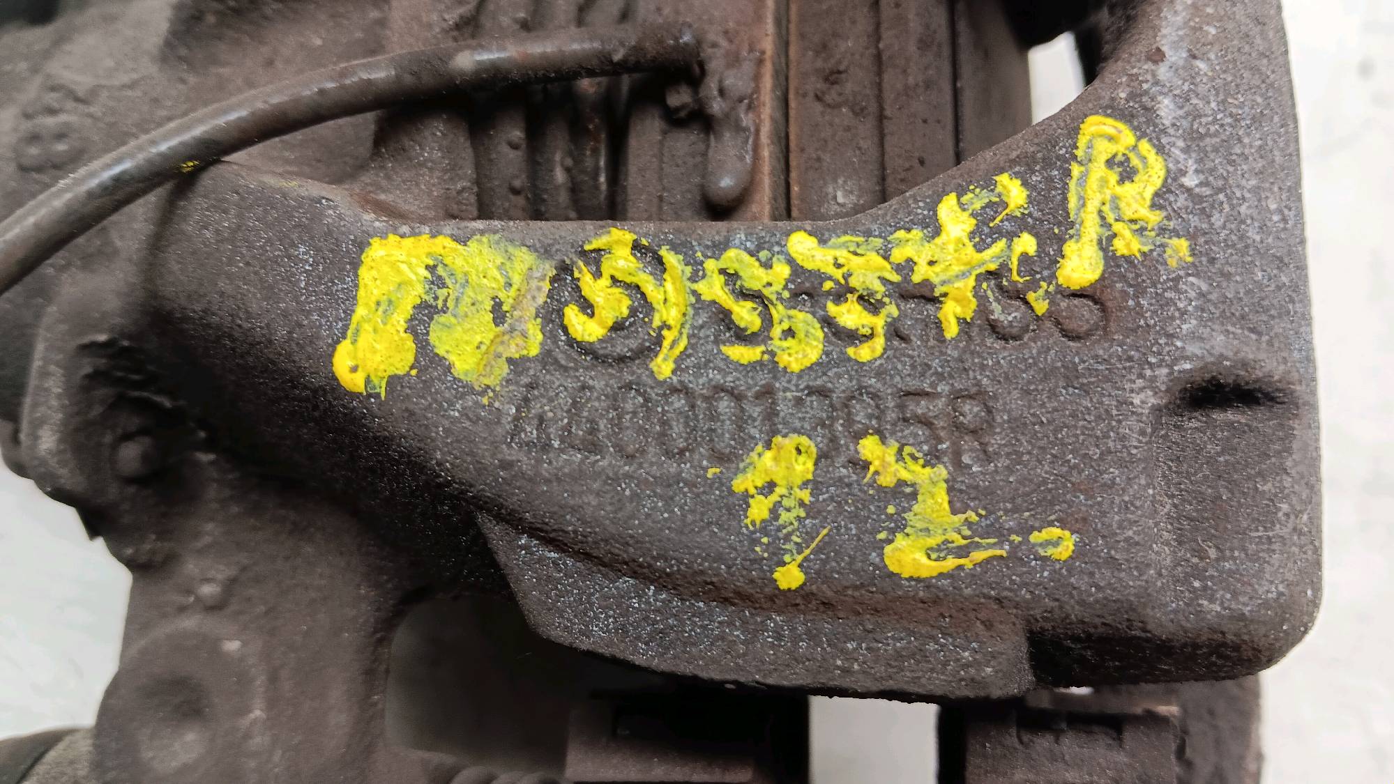 Remschijf rechts ACHTER Renault MASTER III 2010 - 19