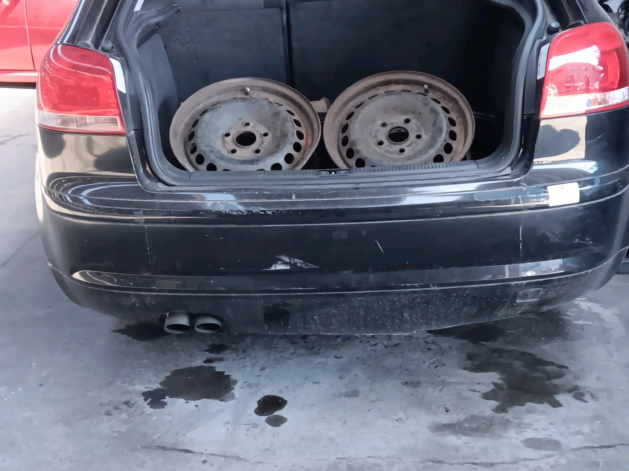 Bumper achter Audi A3 8P 2005 - 08