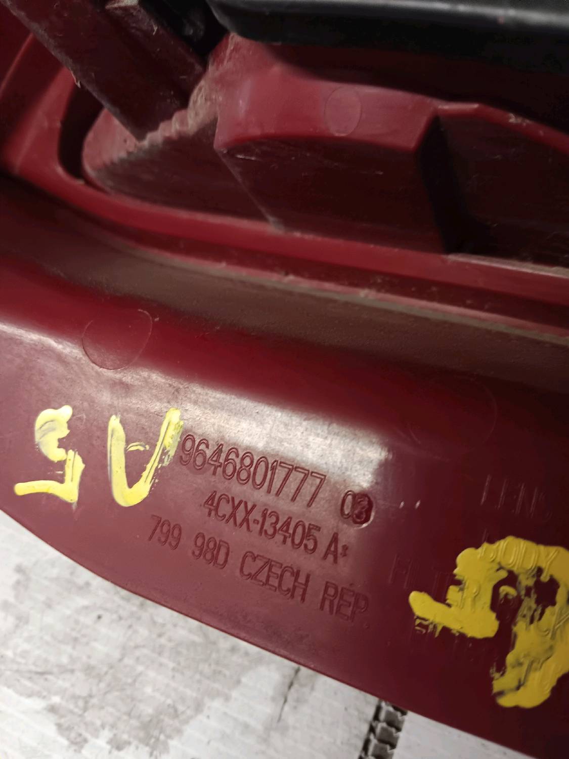 Lichtblok links achter Citroen C4  I  2004 - 10