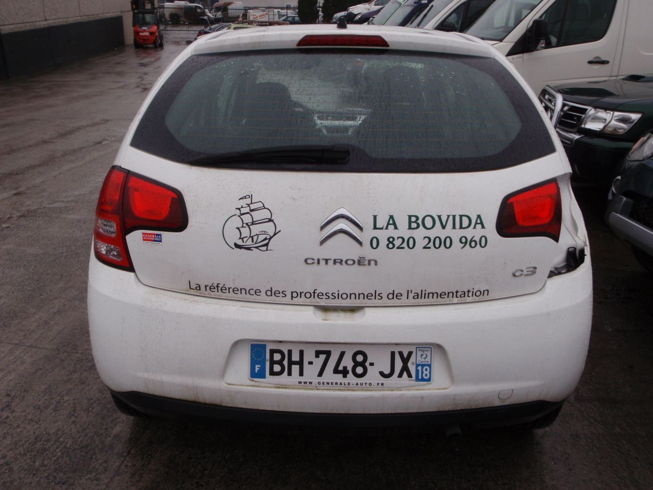 Lichtblok rechts achter koffer Citroen C3 II 2009 - 13