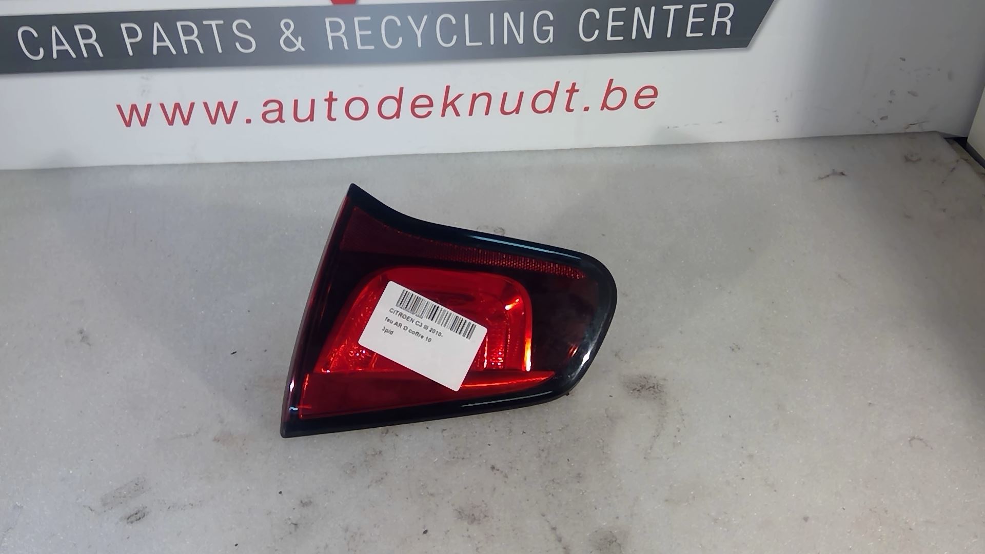 Lichtblok rechts achter koffer Citroen C3 II 2009 - 13